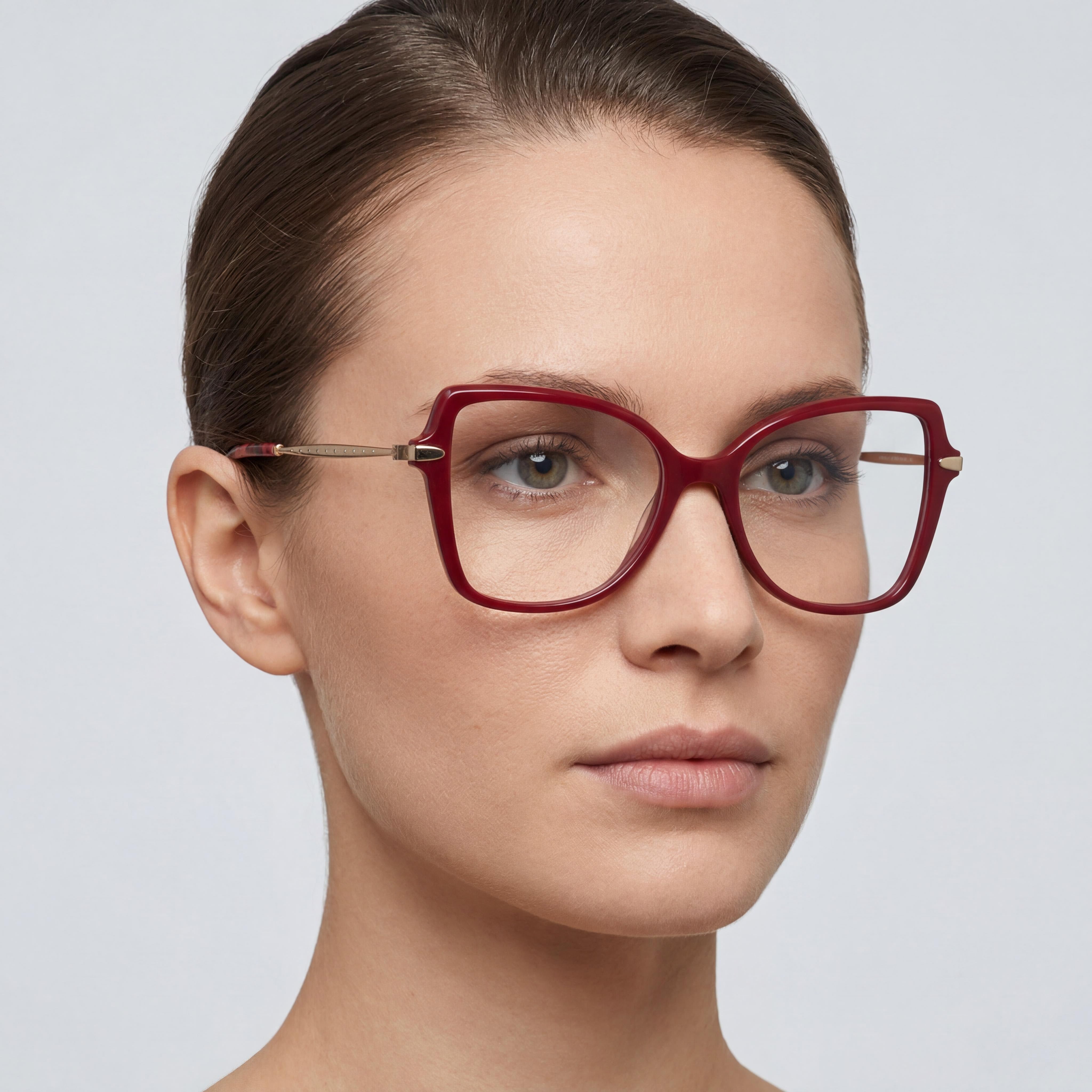 Gafas Carolina Herrera Clásicas para Mujer, Plástico, Sin Graduación, Havana Dorado, Talla 53mm, Photo 4
