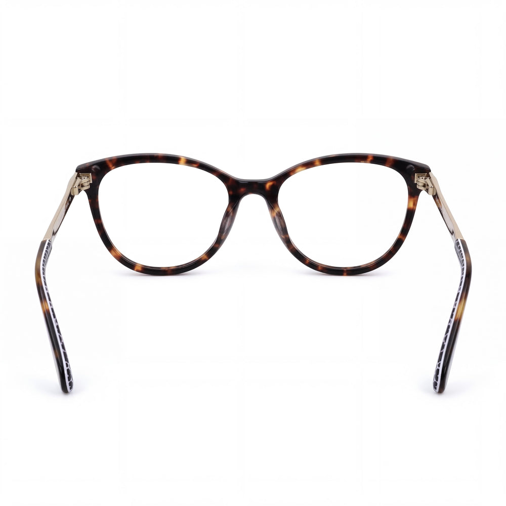 kate spade new york Gafas de mujer Kimberlee de aro completo de plástico Habana Doradas aptas para cristales graduados 52-17