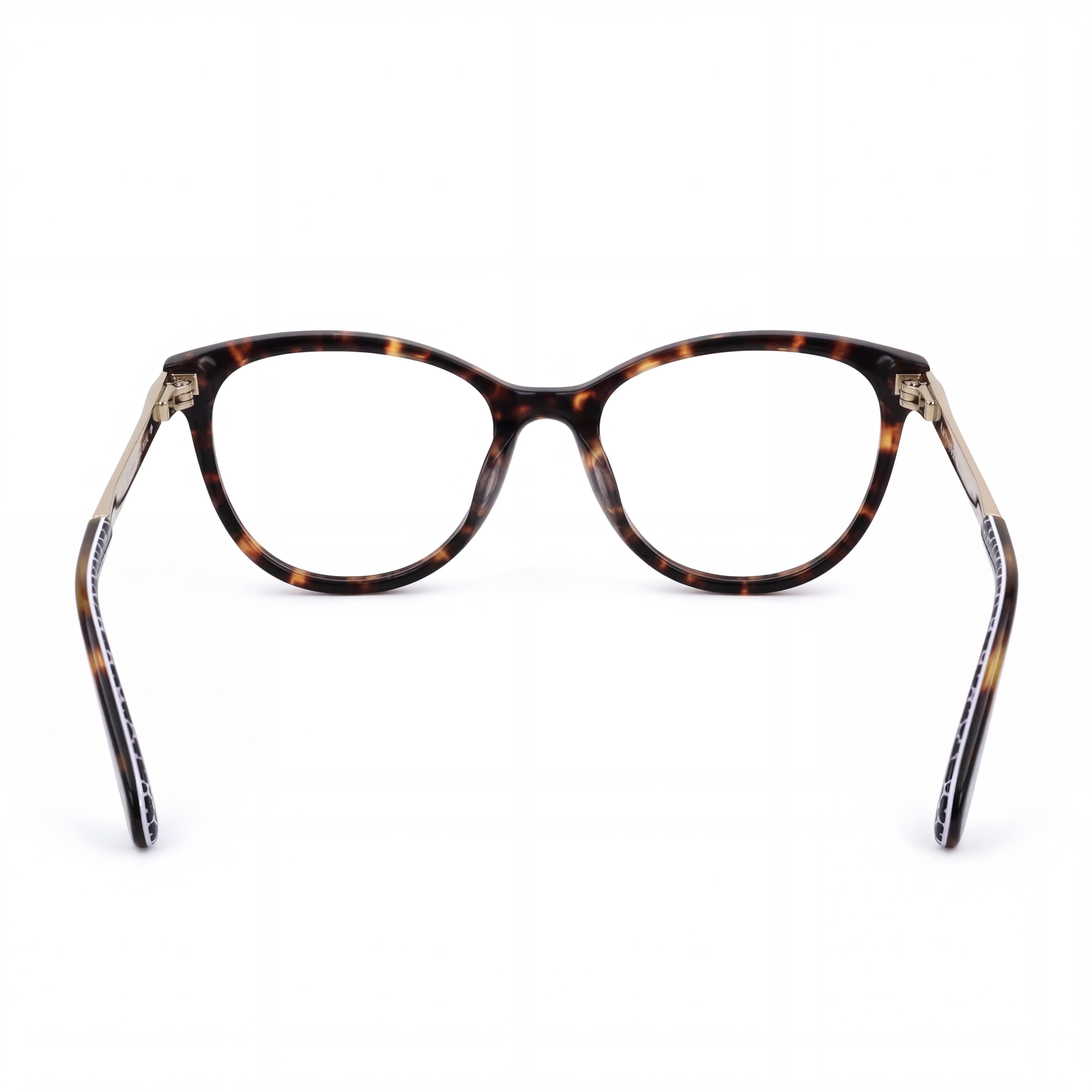 kate spade new york Gafas de mujer Kimberlee de aro completo de plástico Habana Doradas aptas para cristales graduados 52-17, Photo 3
