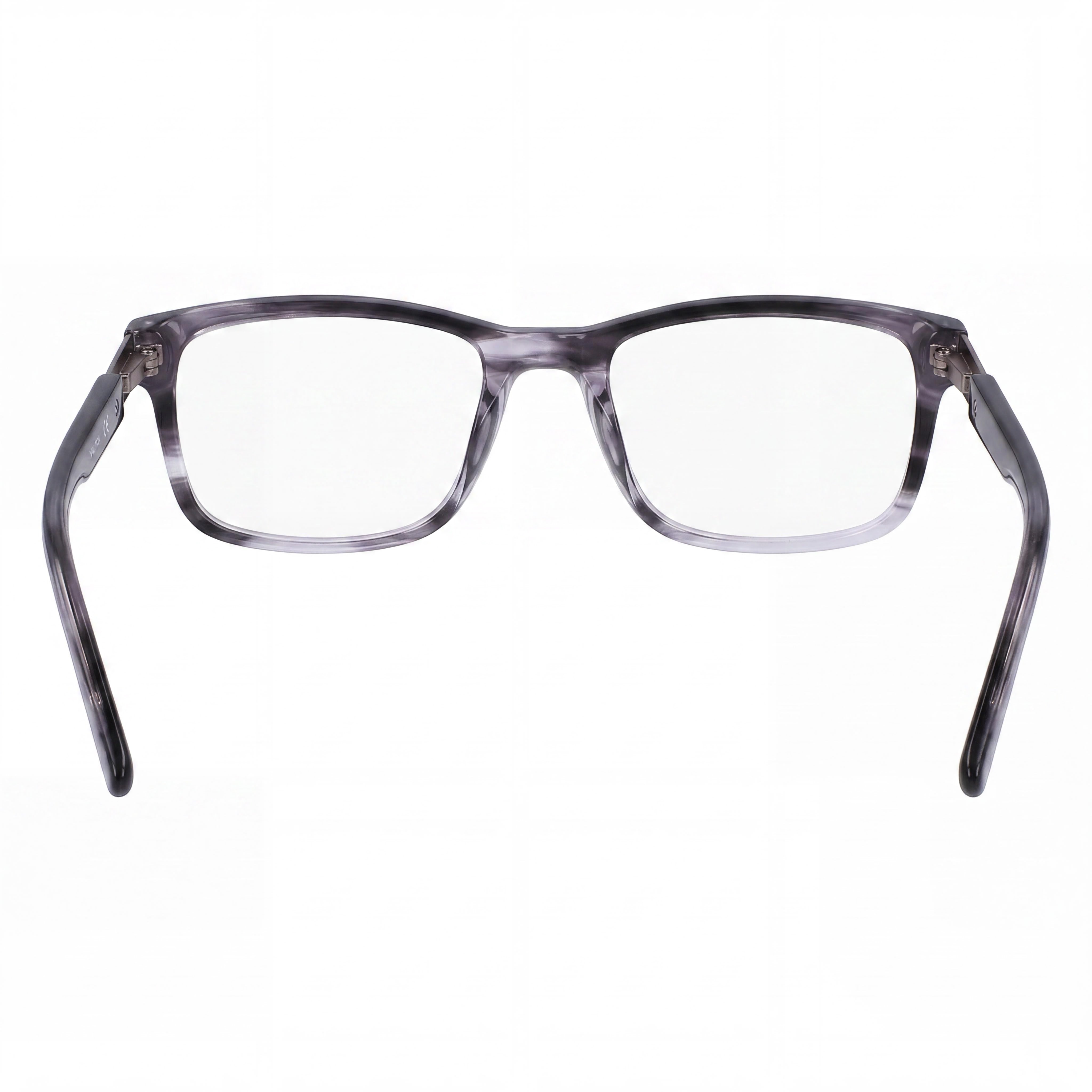Gafas Nautica N8177 para hombre con montura de metal en color cuerno gris oscuro y lentes transparentes de 53 mm, Photo 3