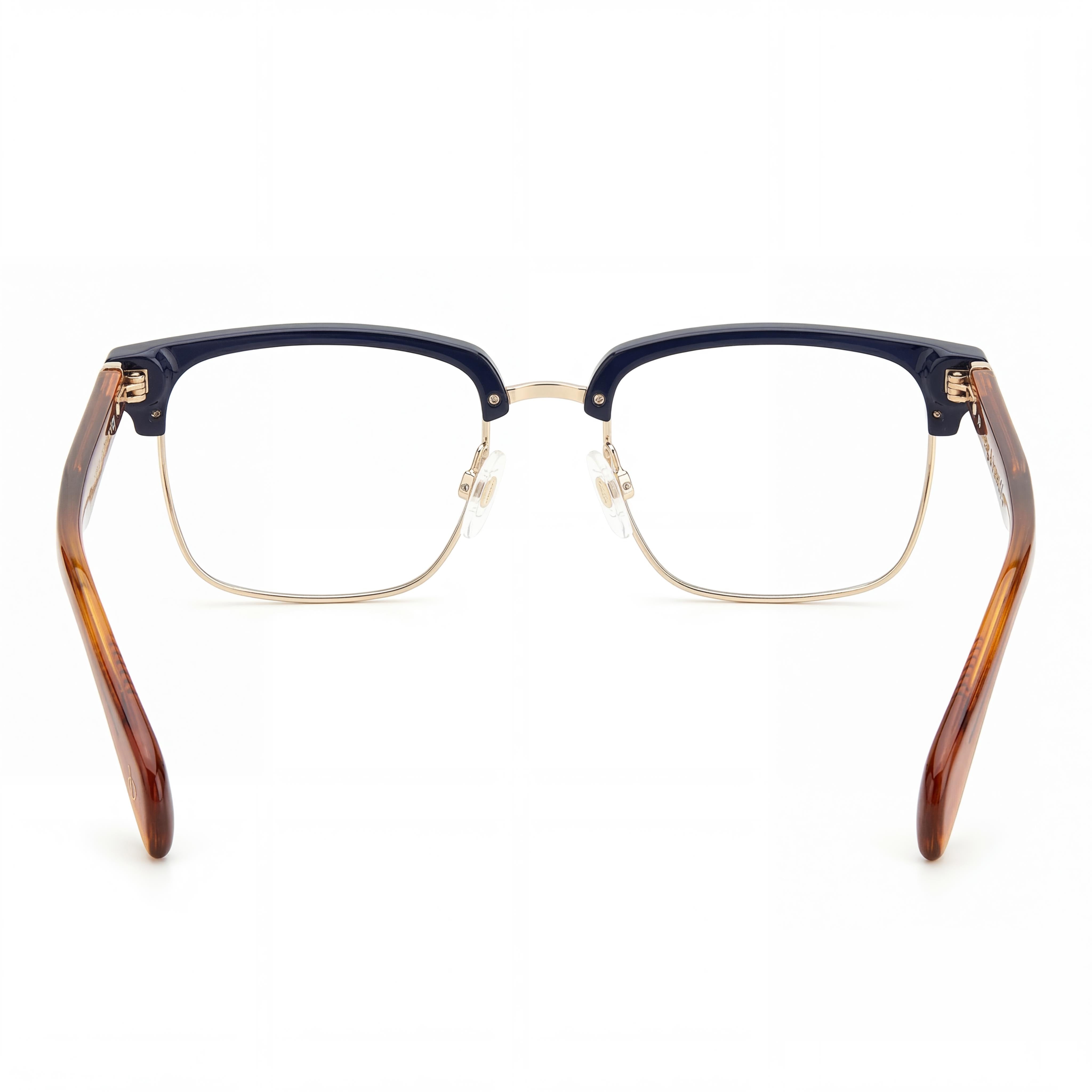 Gafas de sol no polarizadas Rag & Bone Modern para hombre, aleación de acero, azul/marrón, 53 mm, Photo 4