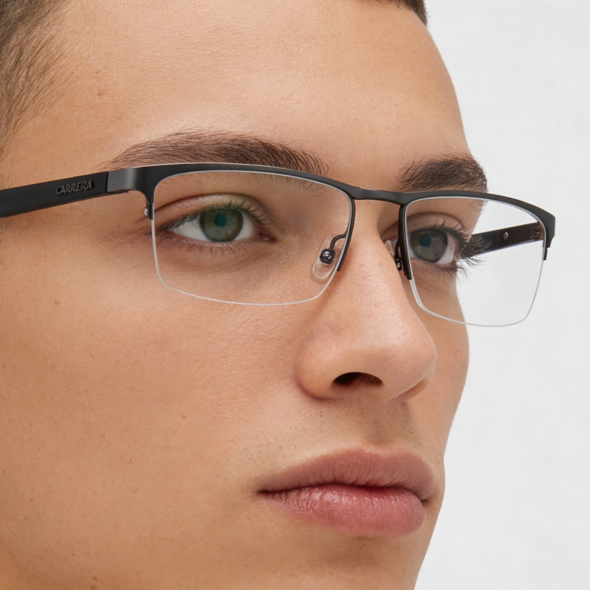 Gafas de sol unisex Carrera Carduc 009 de aleación de acero polarizadas con montura de rutenio negro y lentes negras, 57 mm, Photo 5