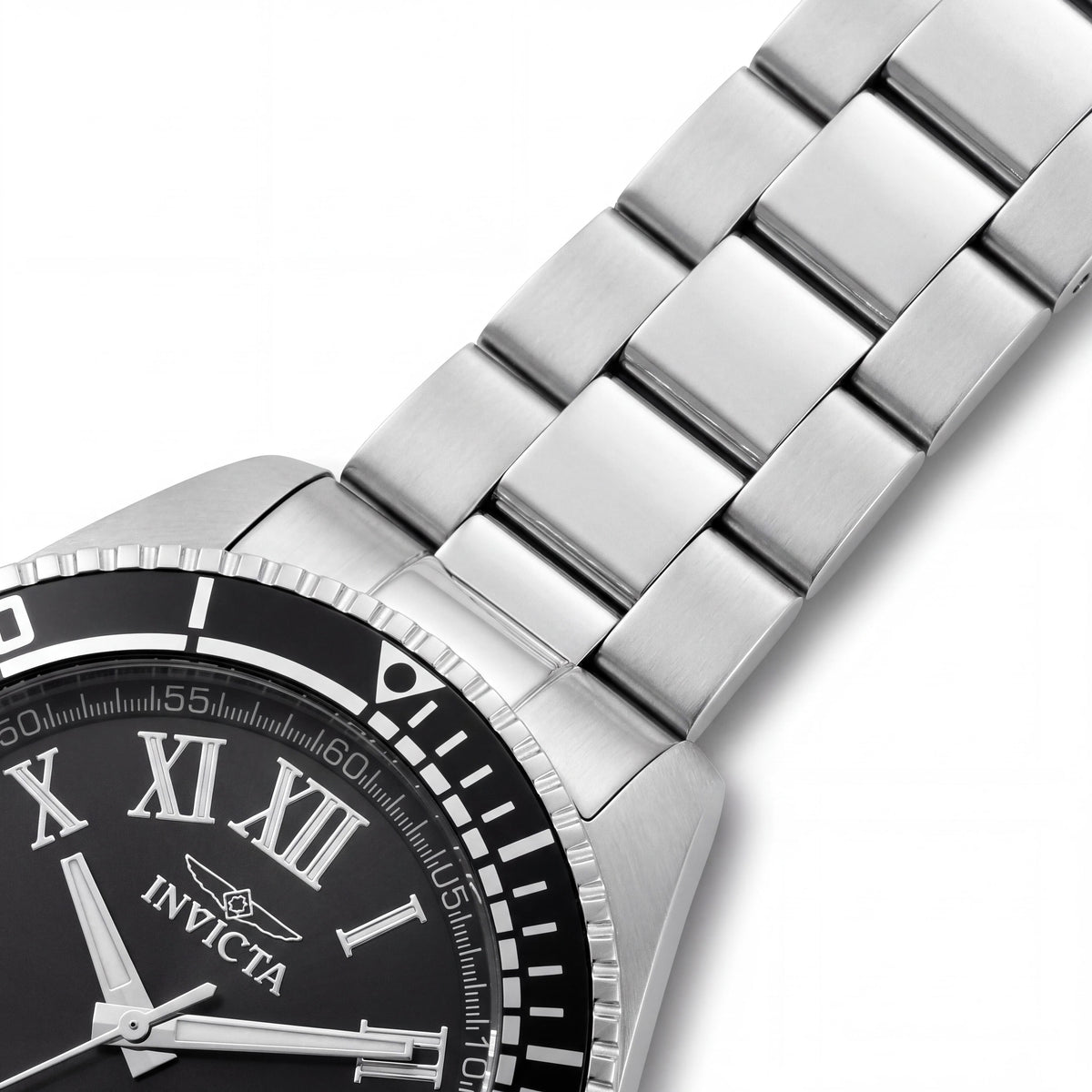 Reloj Invicta Pro Diver 14998 para hombre, de acero inoxidable, con esfera negra, funciones luminosas, fechador y bisel unidireccional de 45 mm, Photo 3