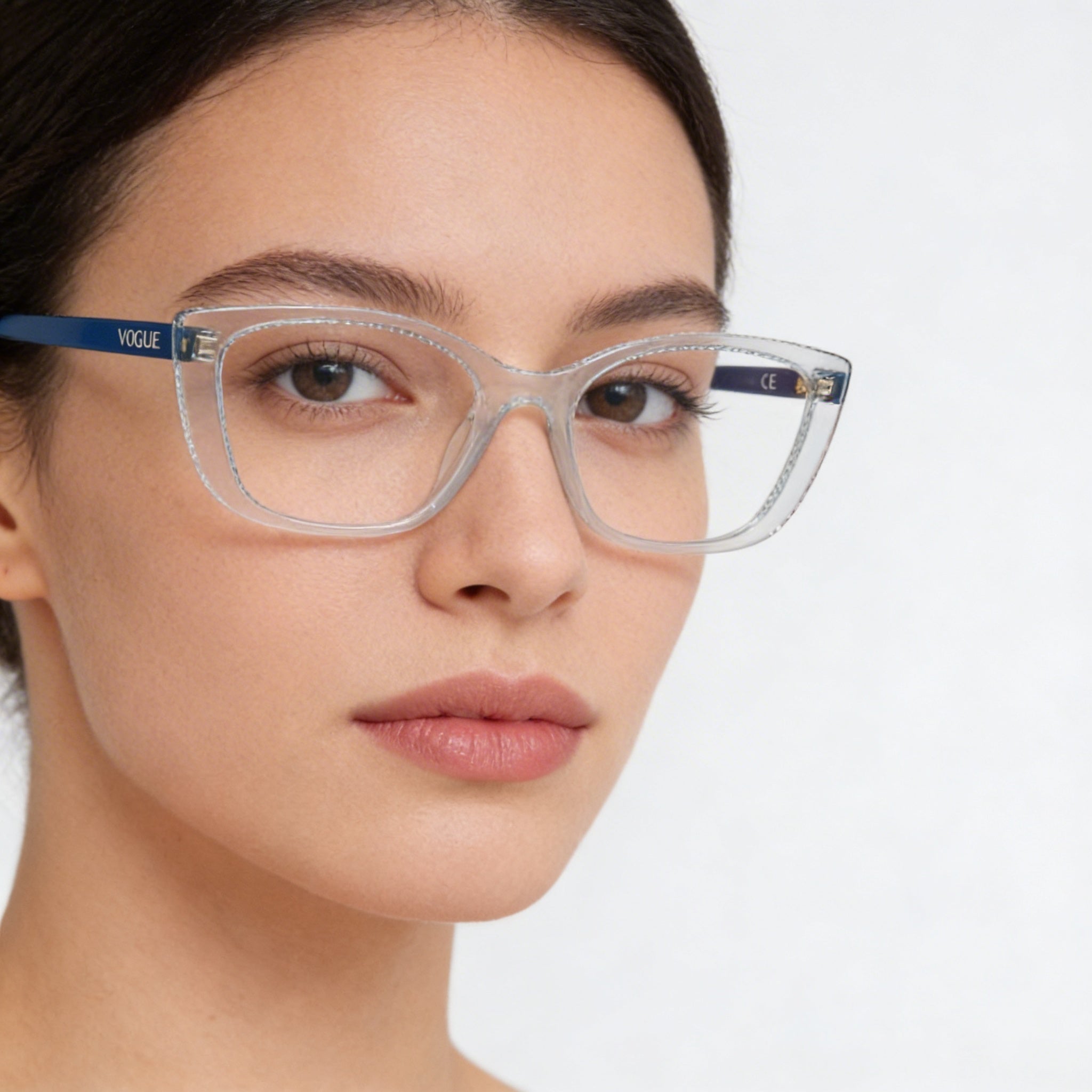 Gafas Ópticas Vogue Vo 5217 de Plástico para Mujer, Transparente Azul Celeste, Ancho de Lente 53mm, Photo 4