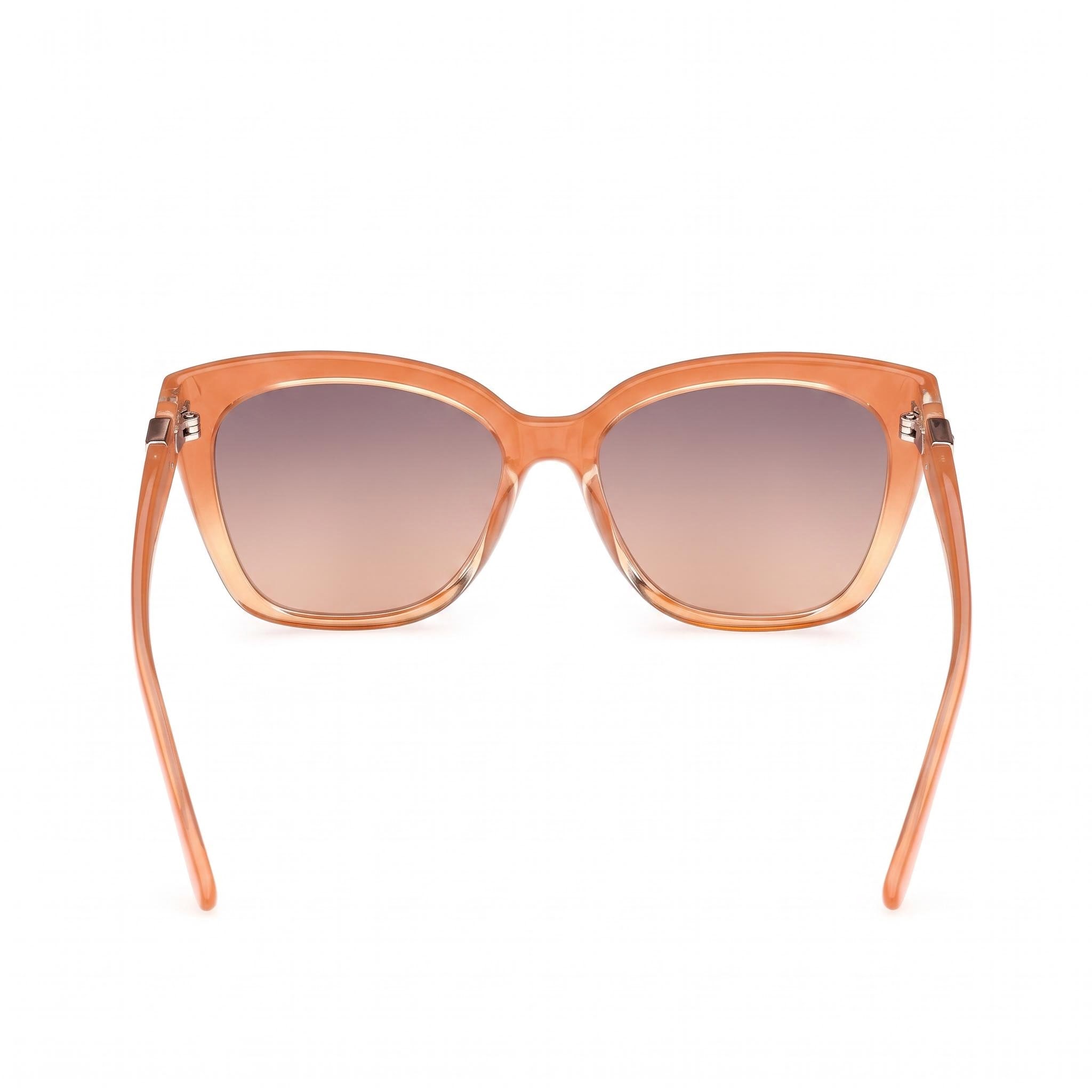 GUESS Gu7878 Women's Neon Orange Plastic Sunglasses with Orange Lenses, UV Protected, 55mm, Photo 4