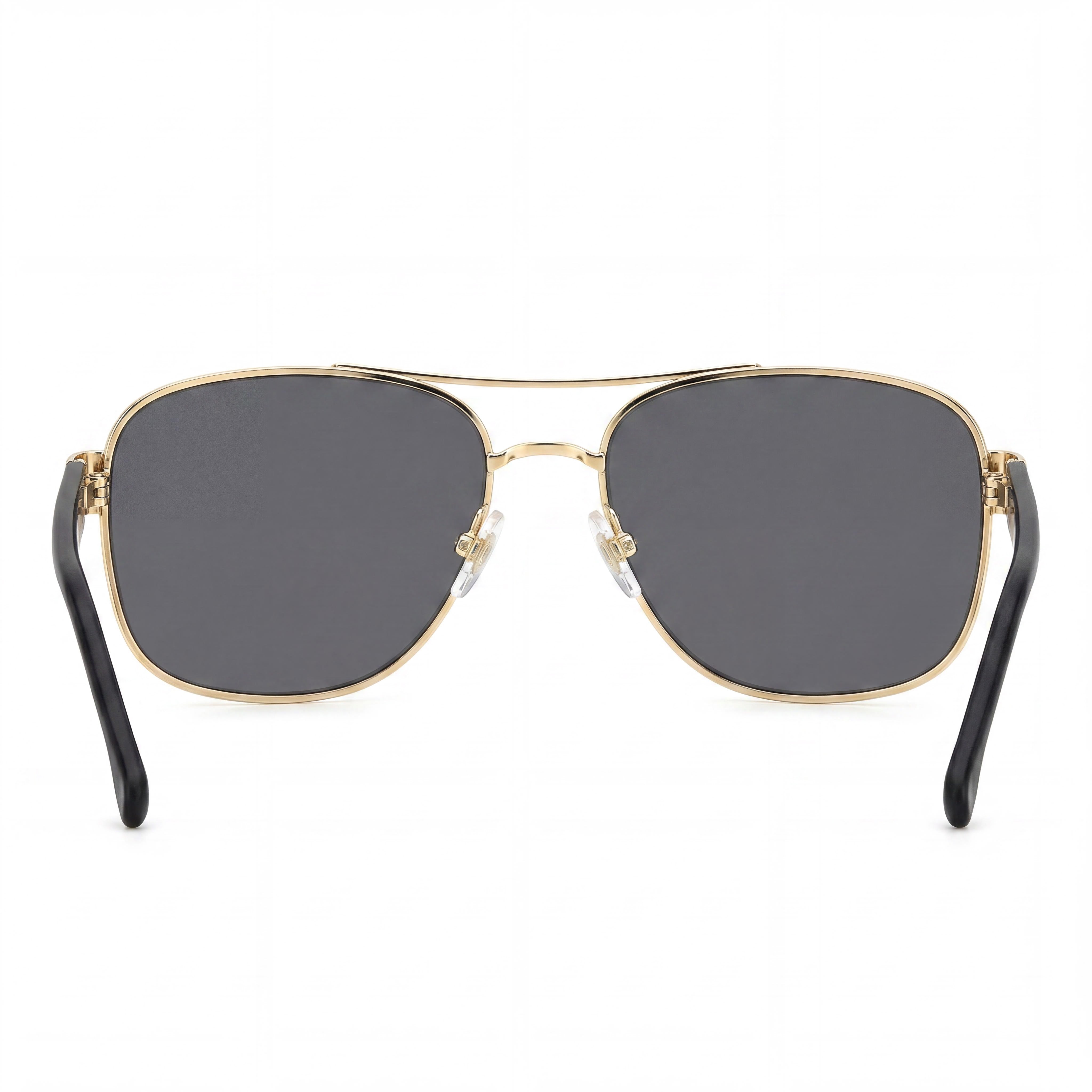 Carrera Women's 3042/S Rectangular Acetate Gold Black Frame Grey UV Protection Sunglasses 58mm, Photo 3
