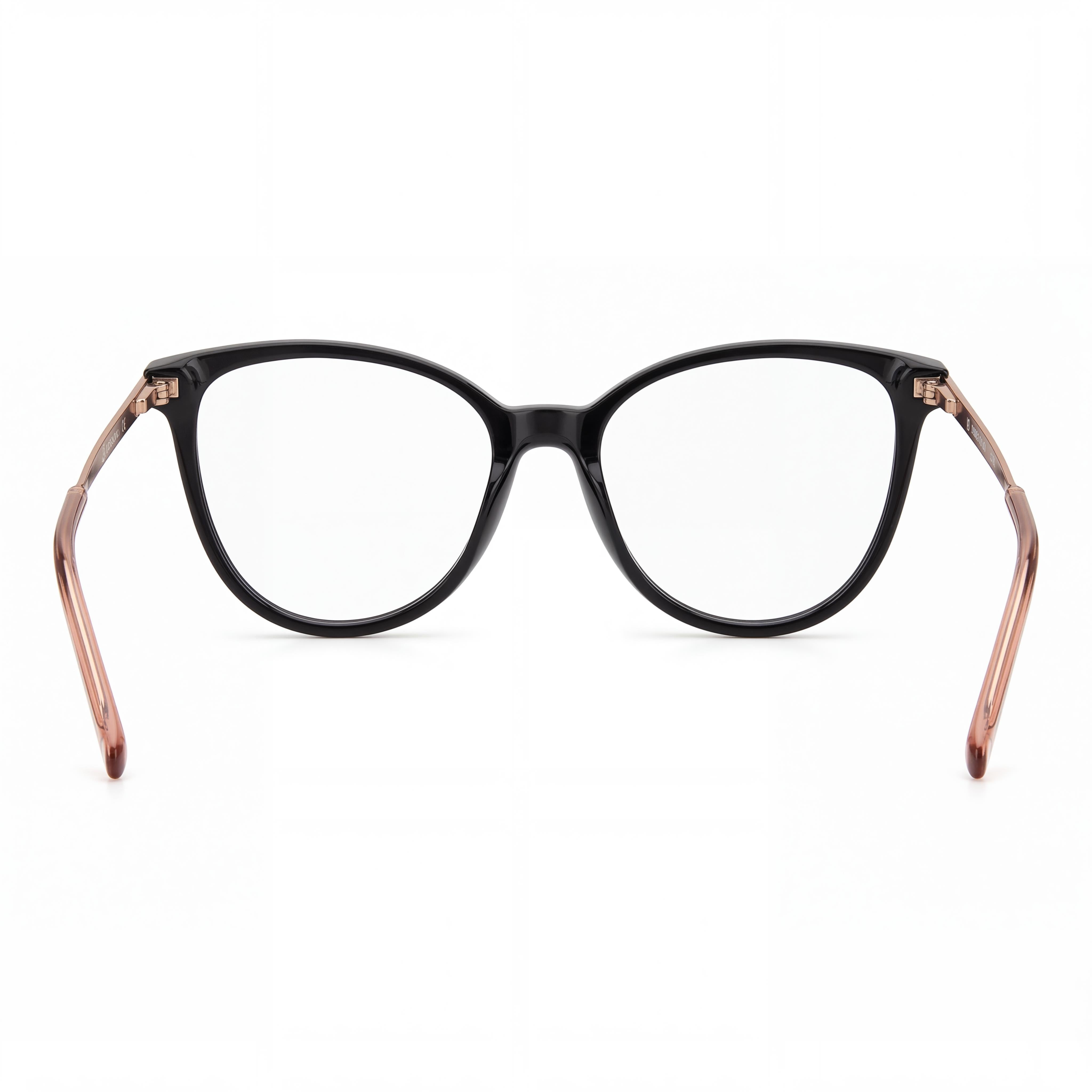 M Missoni Women's MMI 0016 Color Line Collection Cateye Optical Eyeglasses with Black Acetate Frame, 53mm, Photo 3
