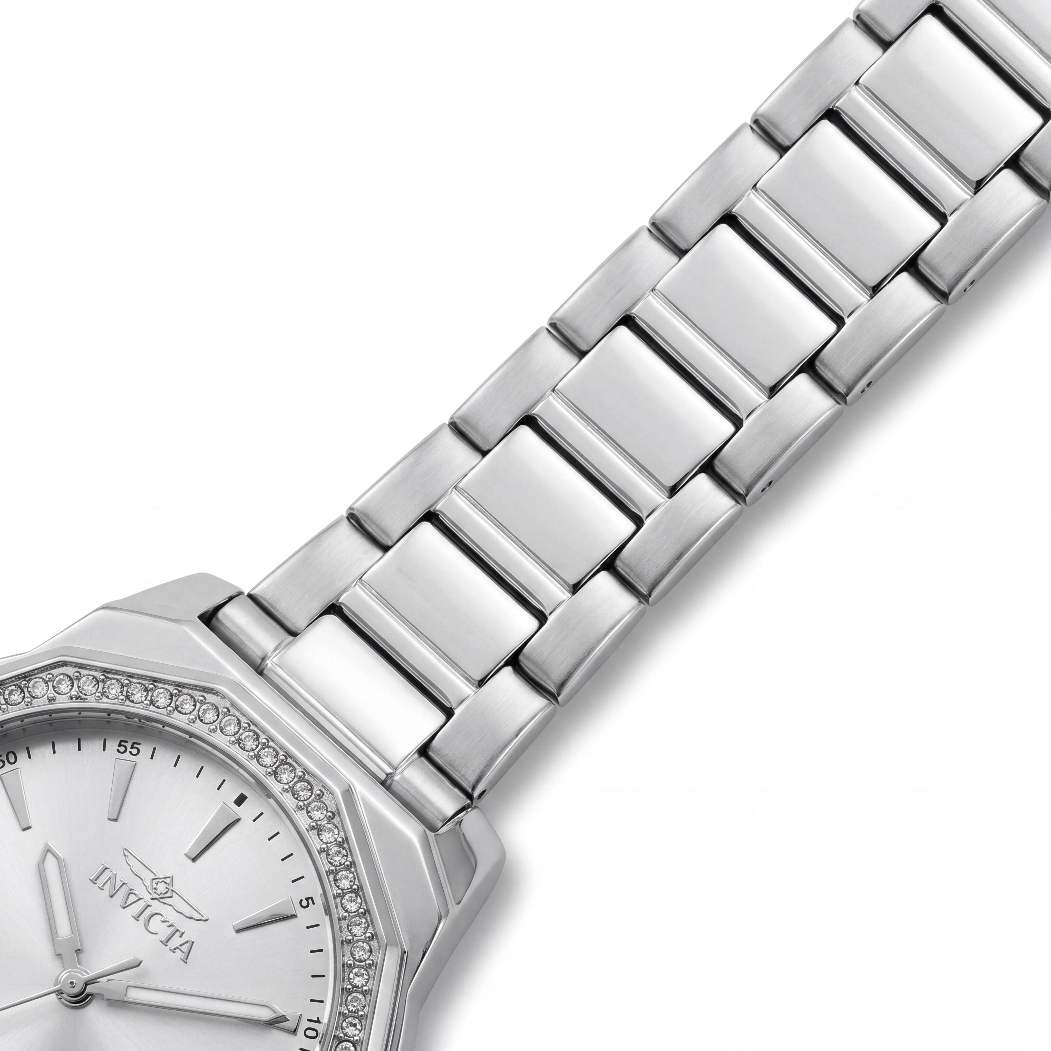 Invicta Speedway 49110 Women's Quartz Silver Stainless Steel Bracelet Watch 34mm, Photo 3