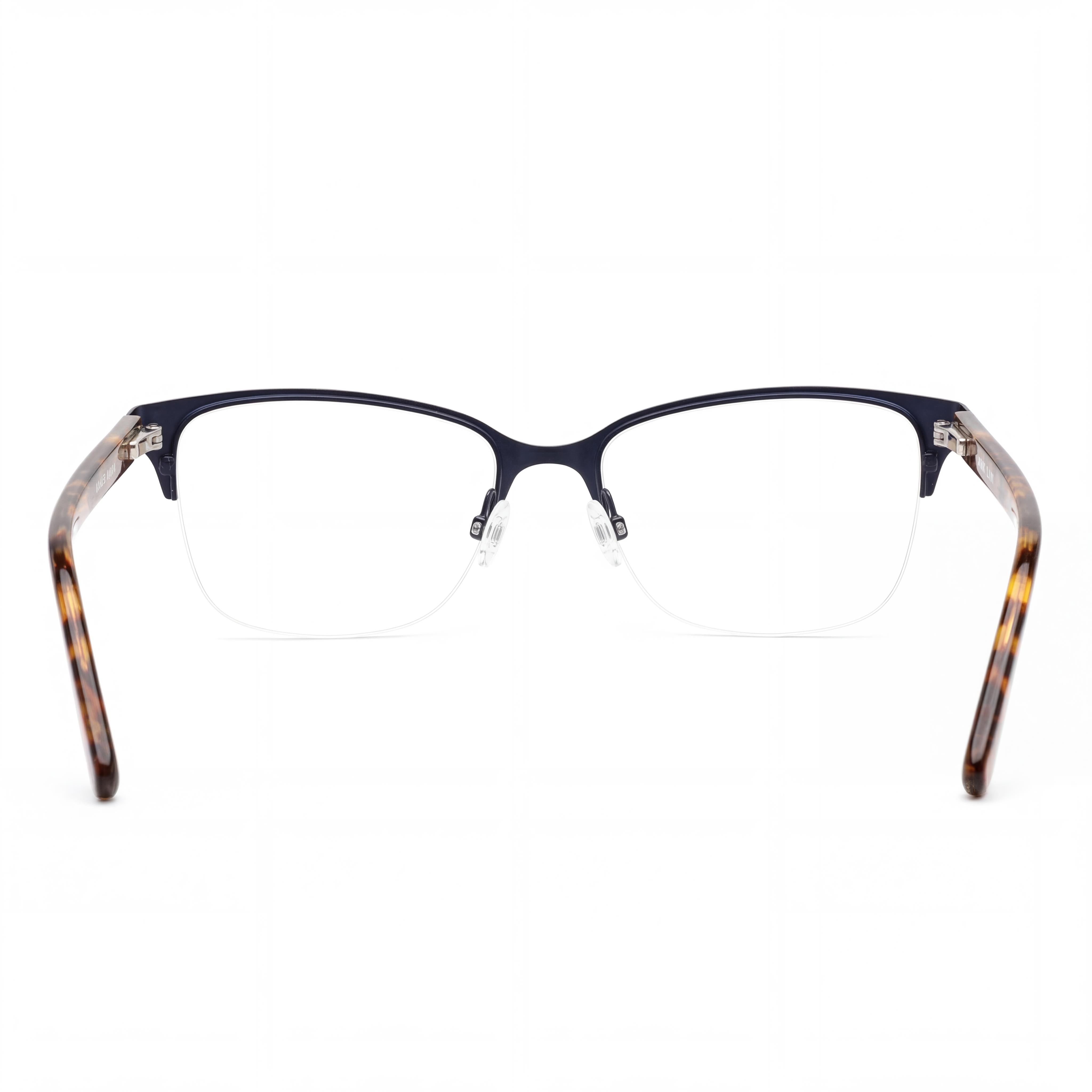 Gafas Anne Klein Ak5083 para hombre con lentes de policarbonato transparente y montura de metal azul marino, talla 55-17-140, Photo 2