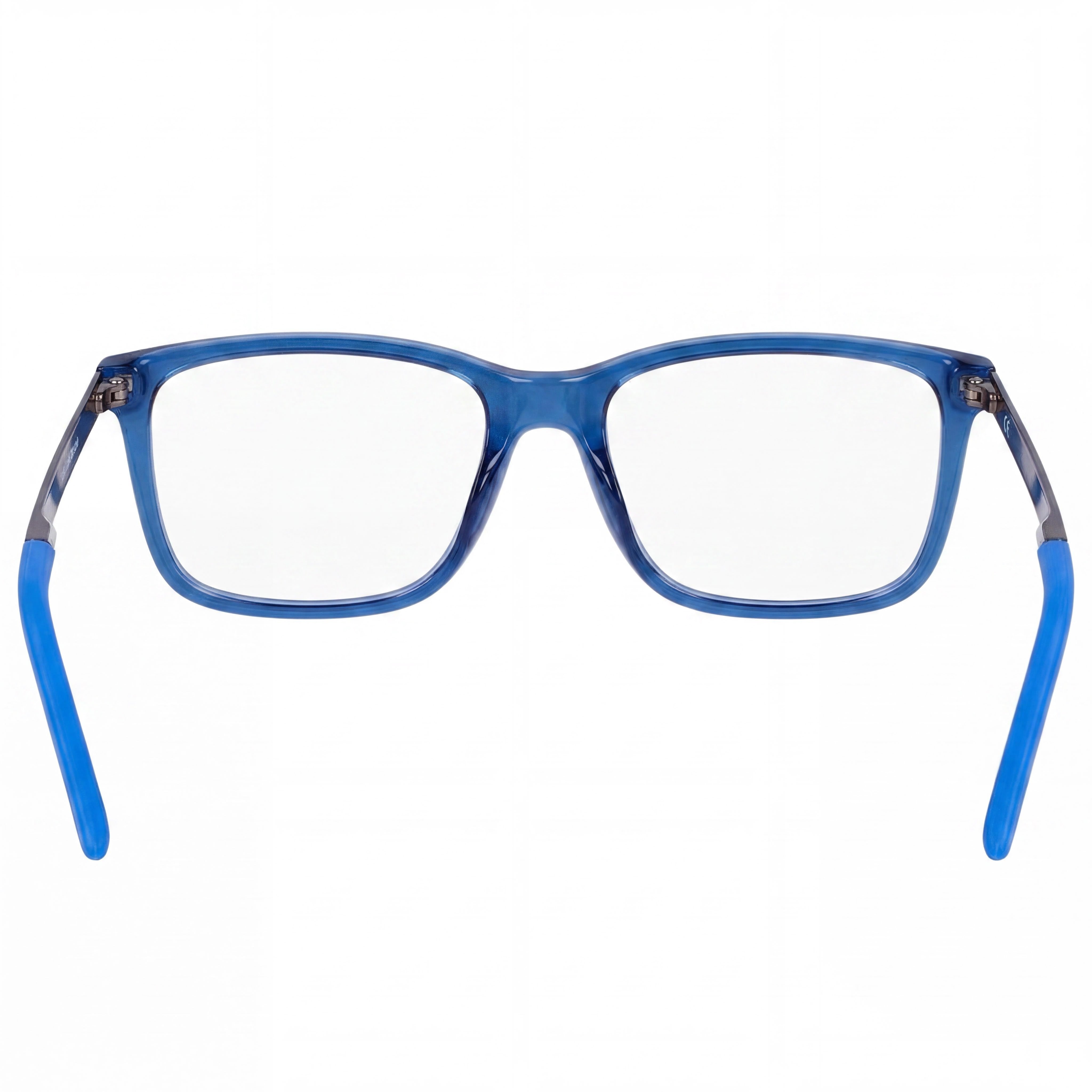 Nike 7258 Unisex Casual Prescription-Ready Plastic Frame Rectangle Eyeglasses Mystical Navy Blue 54mm, Photo 3