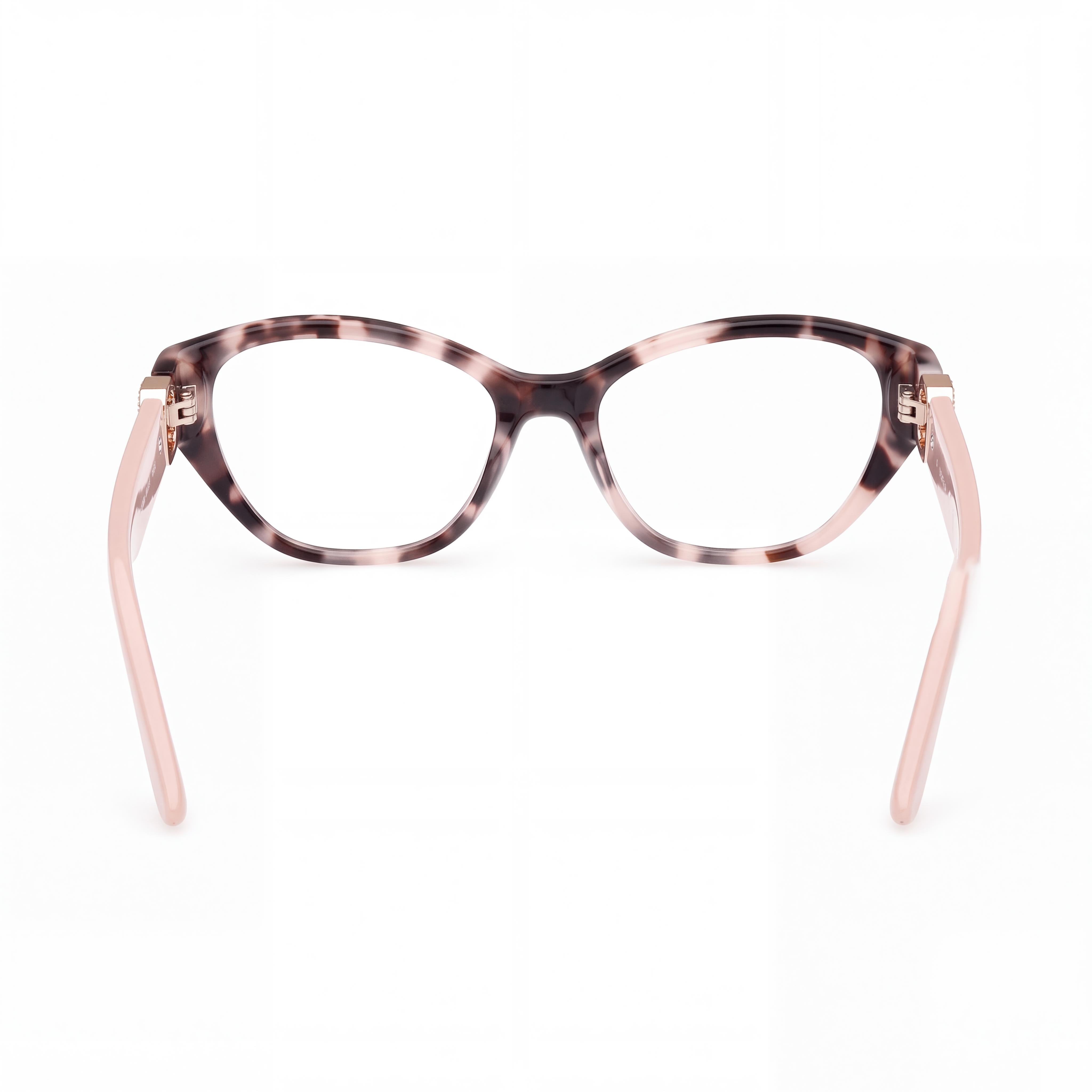 GUESS Gu50119 Women's Plastic Frame Non- Eyewear, Havana Light Pink, 51mm, Photo 4