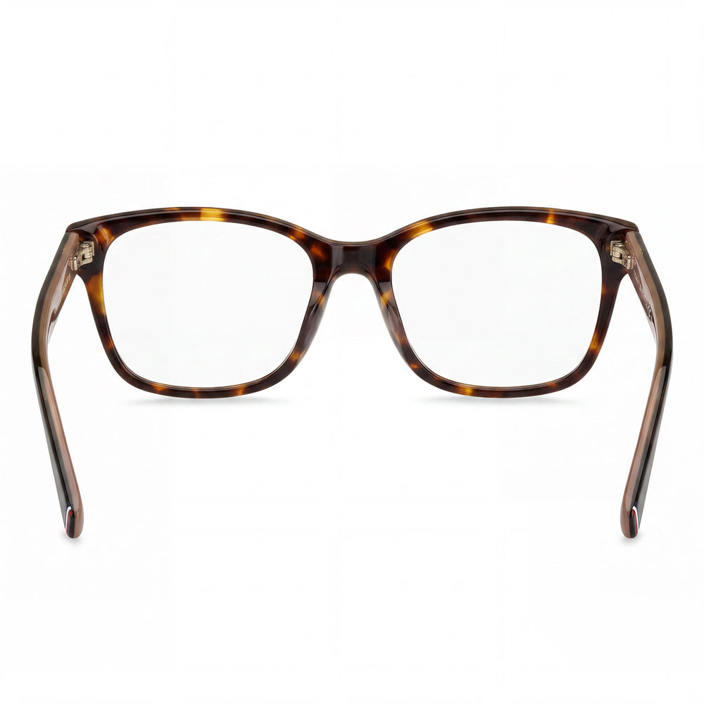 Gafas Tommy Hilfiger TH 2008 de Plástico Rectangulares/Cuadradas para Mujer, Havana 52-16-140