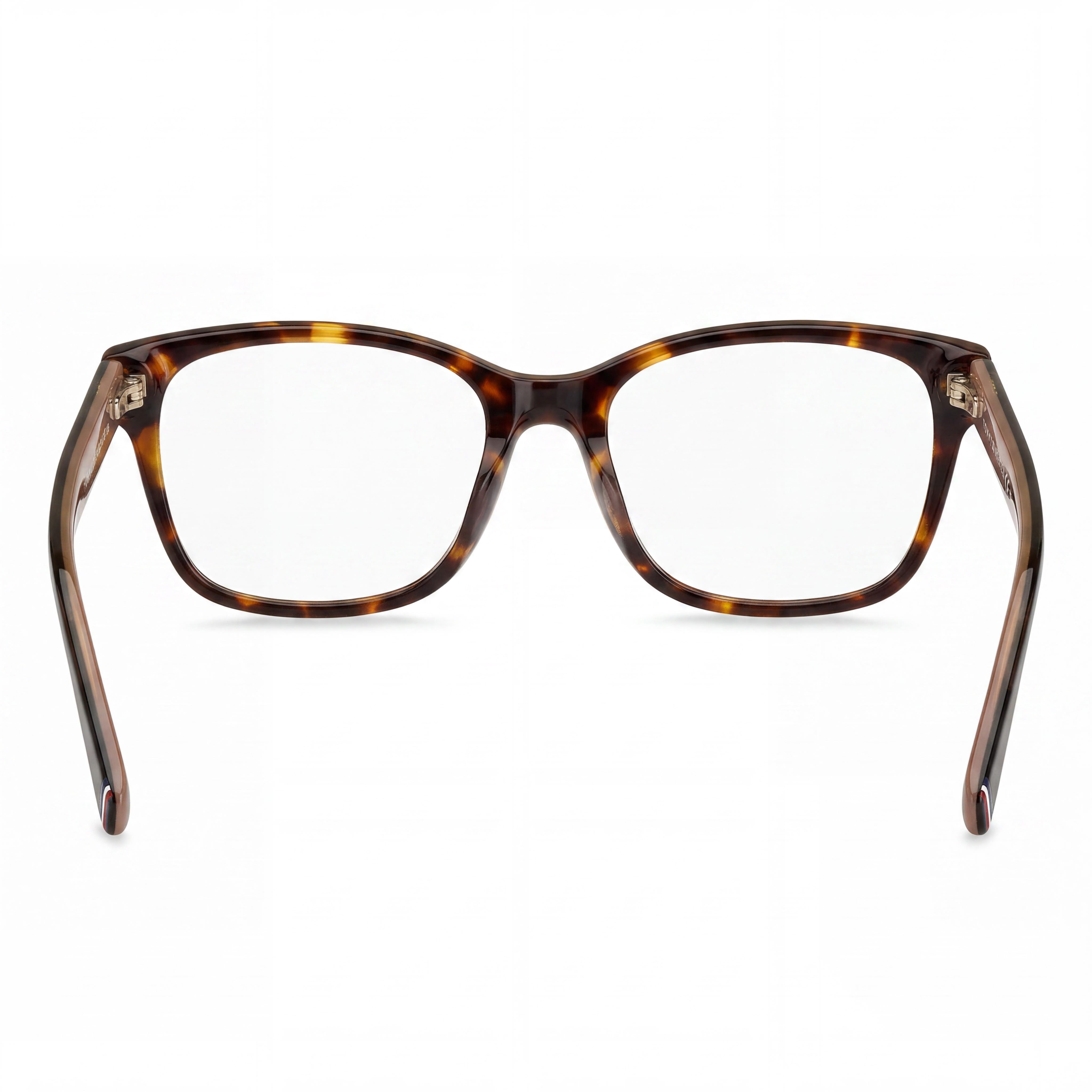 Tommy Hilfiger TH 2008 Women's Rectangular/Square Plastic Eyeglasses, Havana 52-16-140, Photo 3
