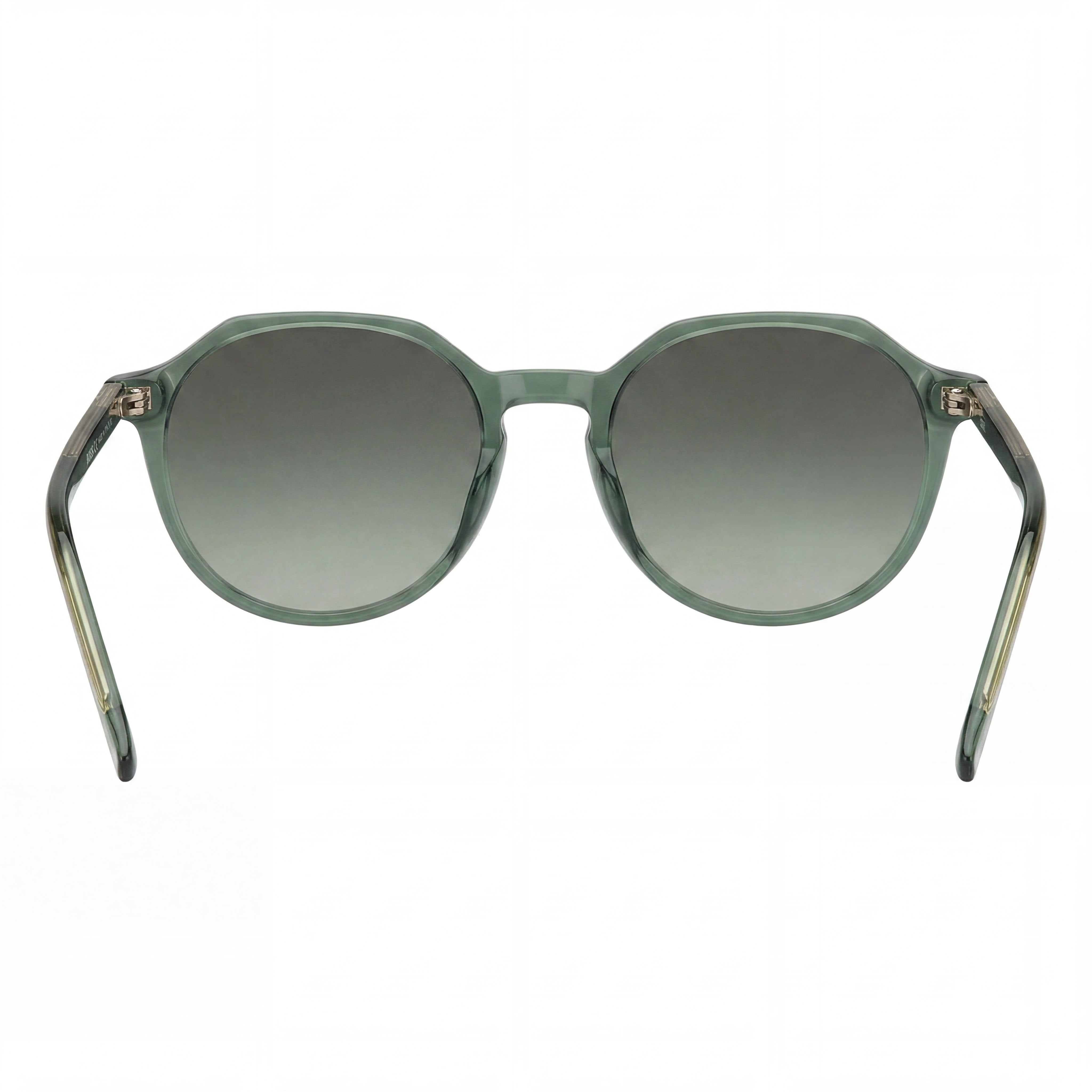 Gafas de sol Hugo Boss Light & Minimal para mujer, montura verde y gris, lentes de poliéster verde y acetato claro, 51 mm, Photo 3