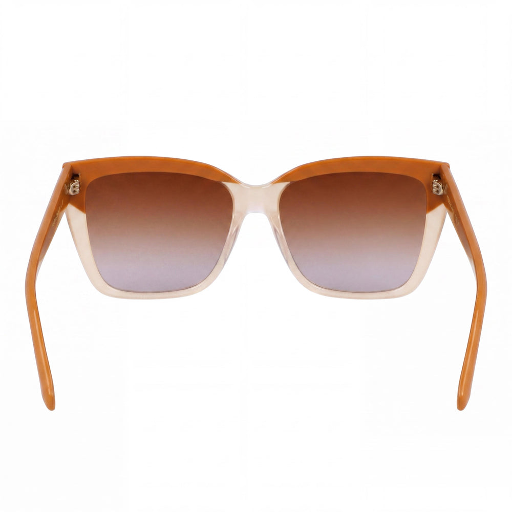 Salvatore Ferragamo Women's Sf1102s Acetate Frame Caramel Non-Polarized UV Protection 400 Sunglasses 58mm