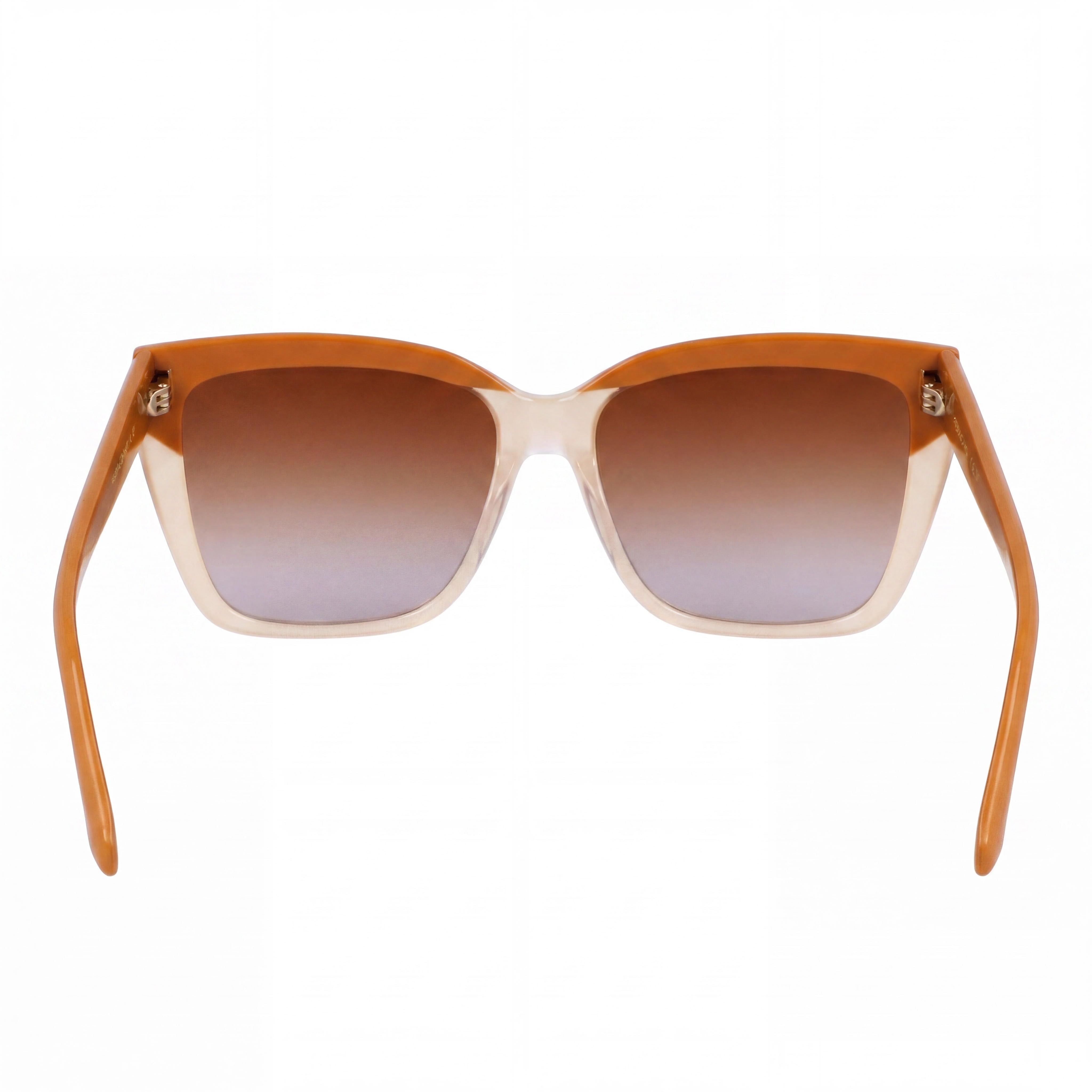 Salvatore Ferragamo Women's Sf1102s Acetate Frame Caramel Non-Polarized UV Protection 400 Sunglasses 58mm, Photo 3