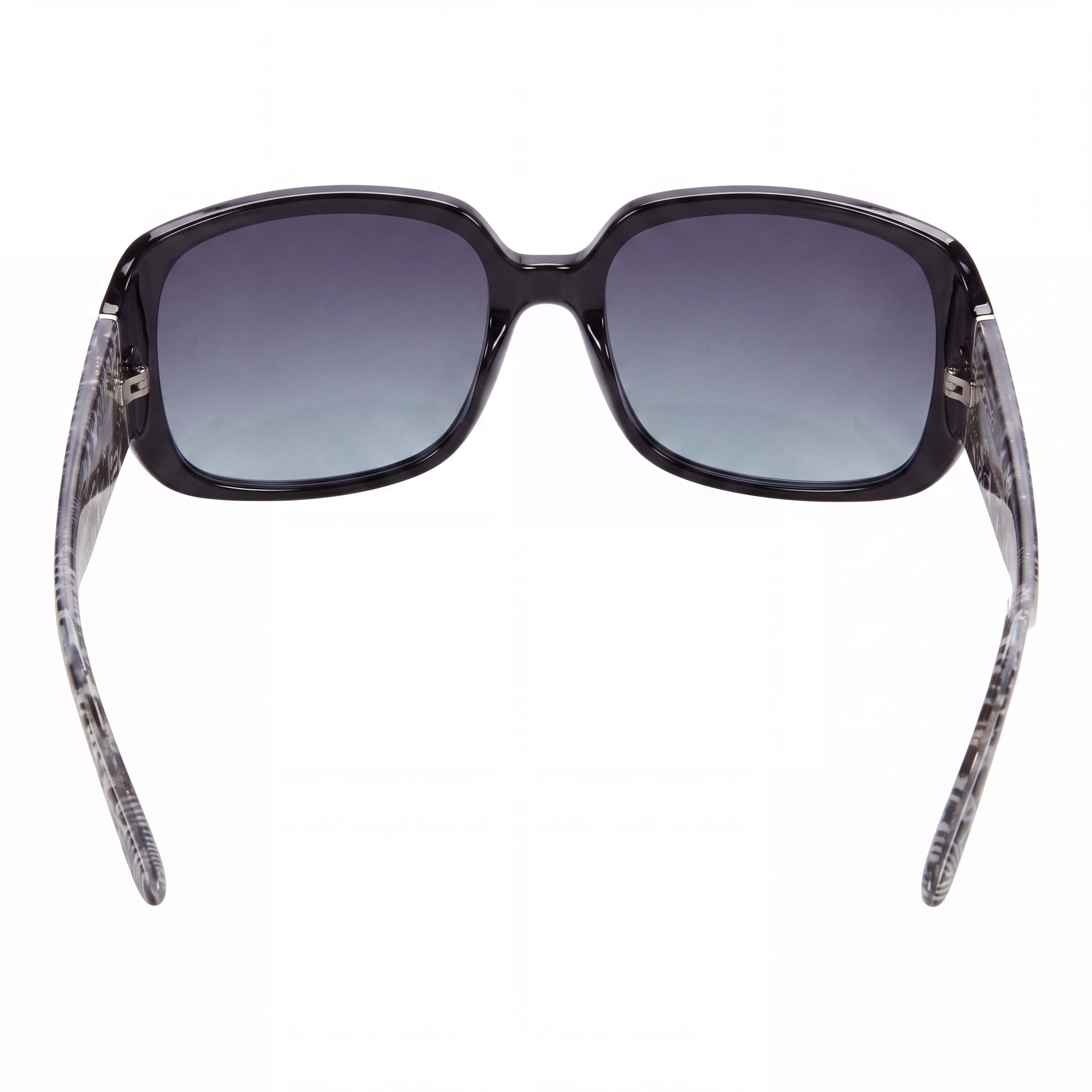 GUESS Women's GU768201B62 Shiny Black Injected Plastic Gradient Smoke UV-400 Sunglasses 62mm, Photo 3