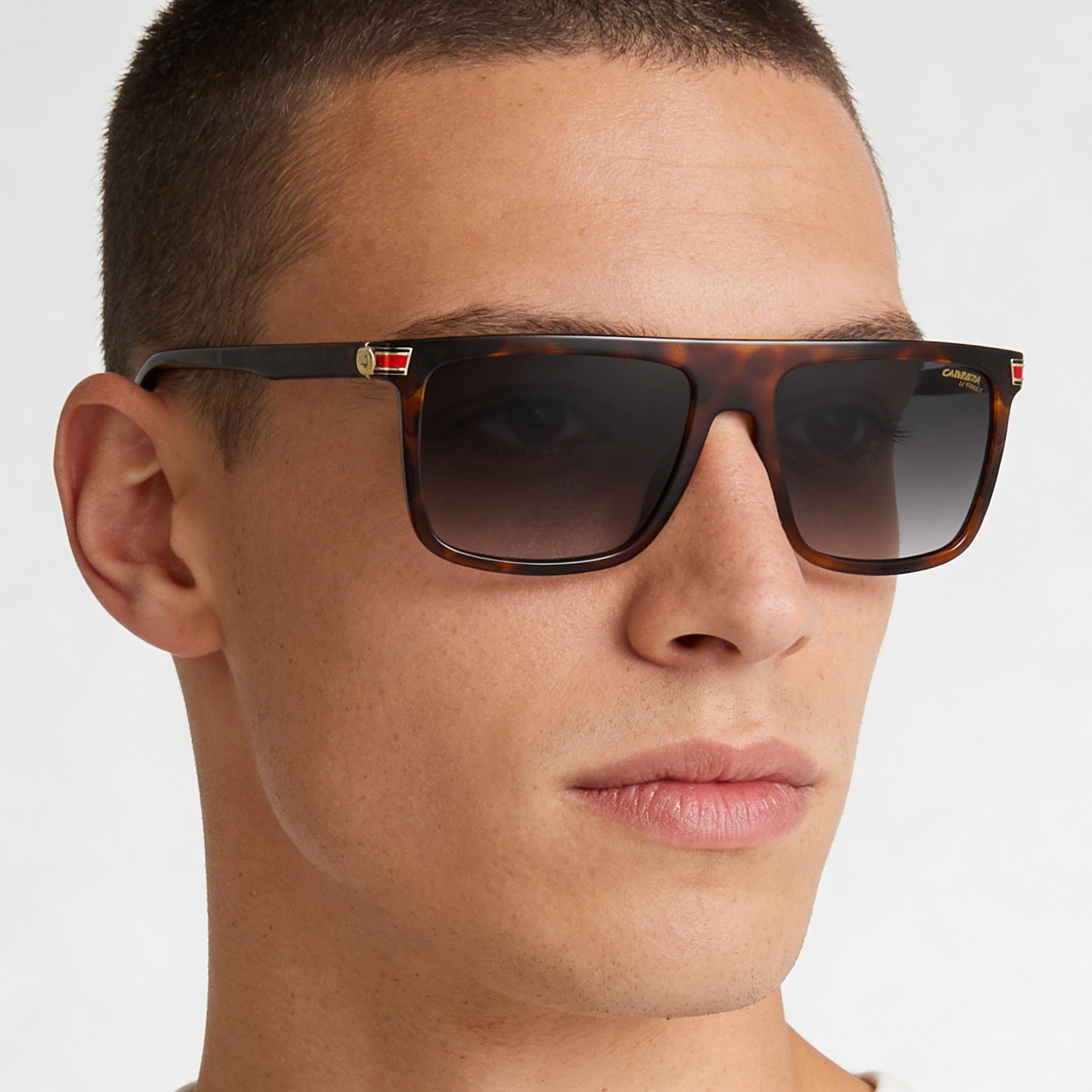 Carrera Contemporary Men's Dark Havana Injection Propionate Gradient UV Protection Sunglasses 58mm, Photo 4