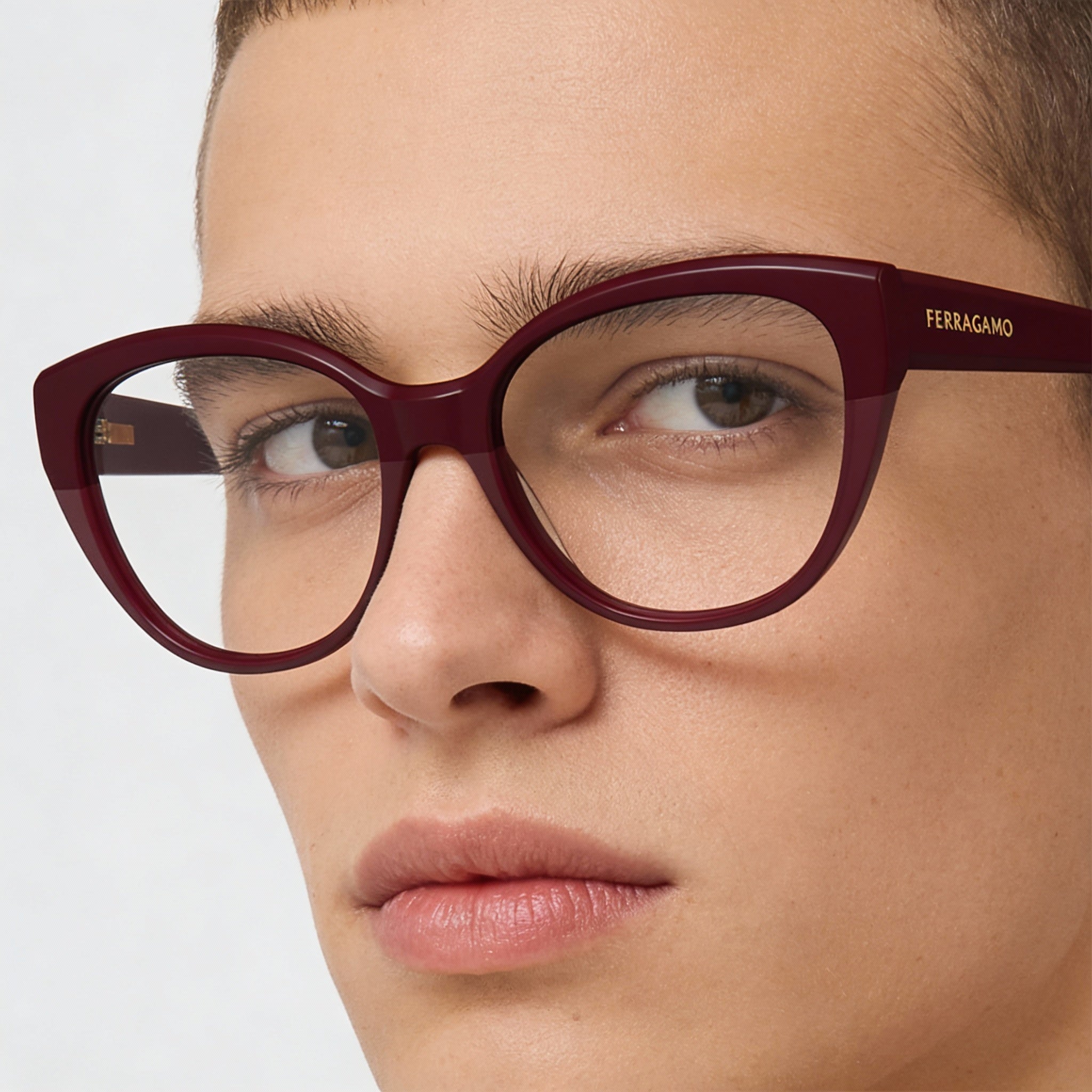 Salvatore Ferragamo Sf2970 Unisex Polarized Sunglasses, Metal Frame, Burgundy Lenses, Burgundy Frame, 53mm, Photo 4