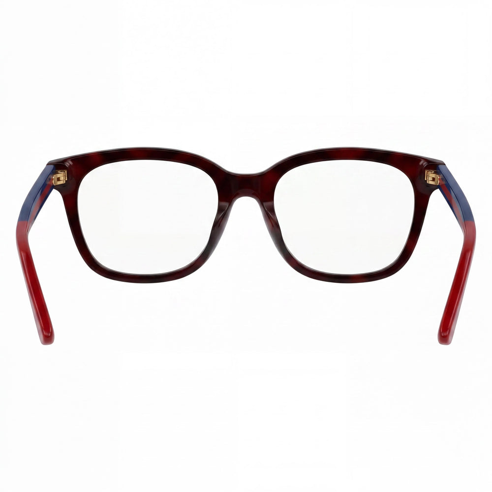 Gucci Gg1864o-003 Women's Tortoise Havana Blue Transparent Optical Frames with Multicolor Lenses 50/18/145