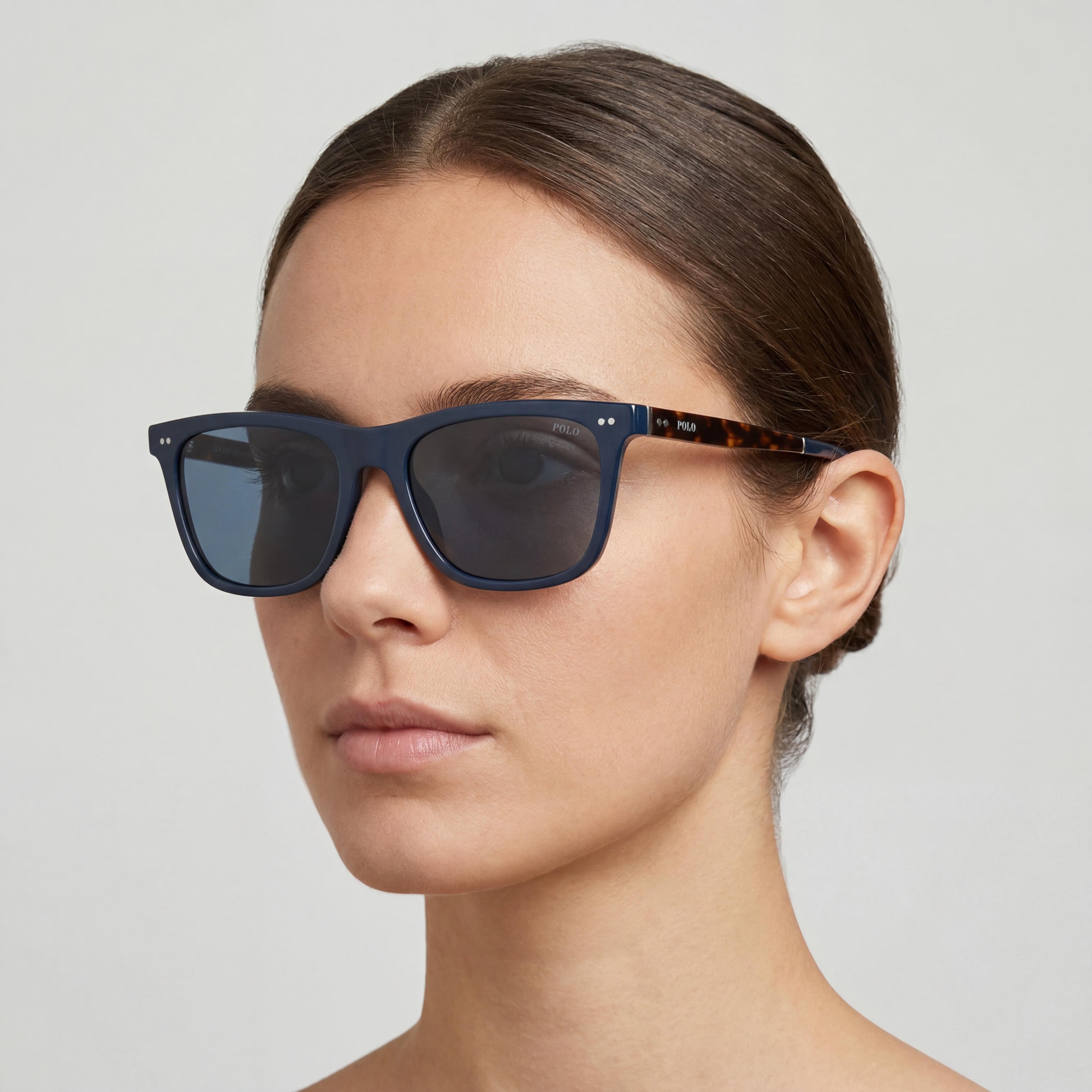 POLO RALPH LAUREN Ph4205u Gafas de Sol Multicolores de Acetato de Ajuste Universal para Mujer con Lentes Azules 56mm, Photo 5