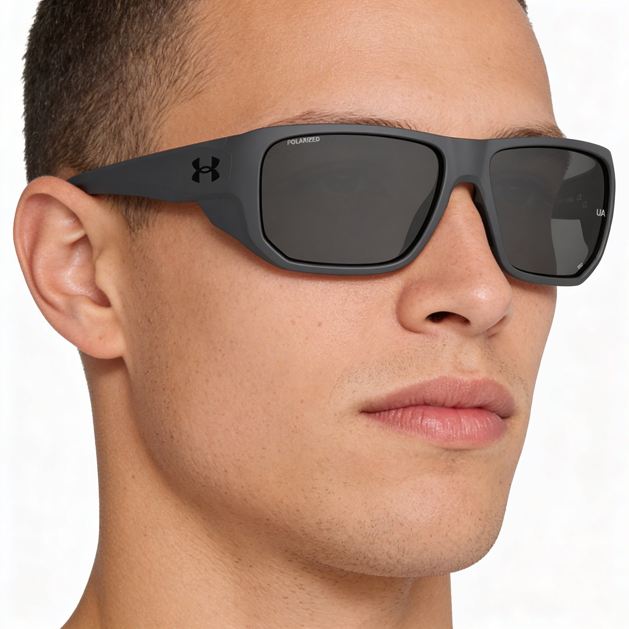 Under Armour Ua Attack 2 Unisex Polyamide Frame Matte Gray & Copper, Grey Oleophobic UV Protection 63mm, Photo 5