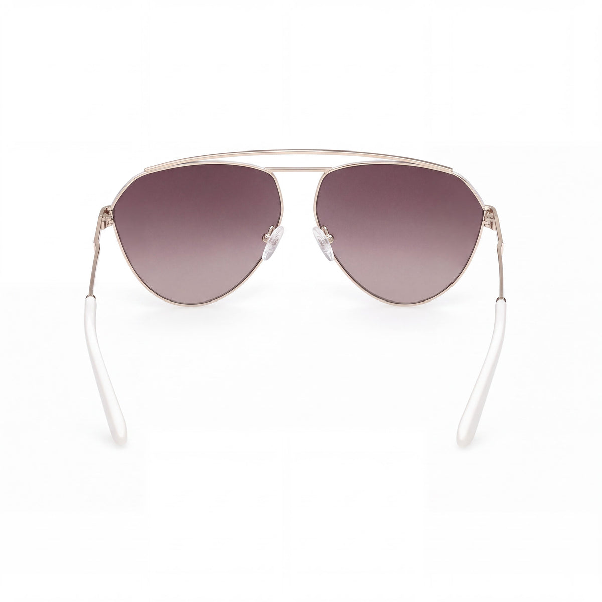 GUESS Classic Women's Dorado Plastic Frame with Graded Brown Polycarbonate Lens, 100% UV Protection 63mm, Photo 3