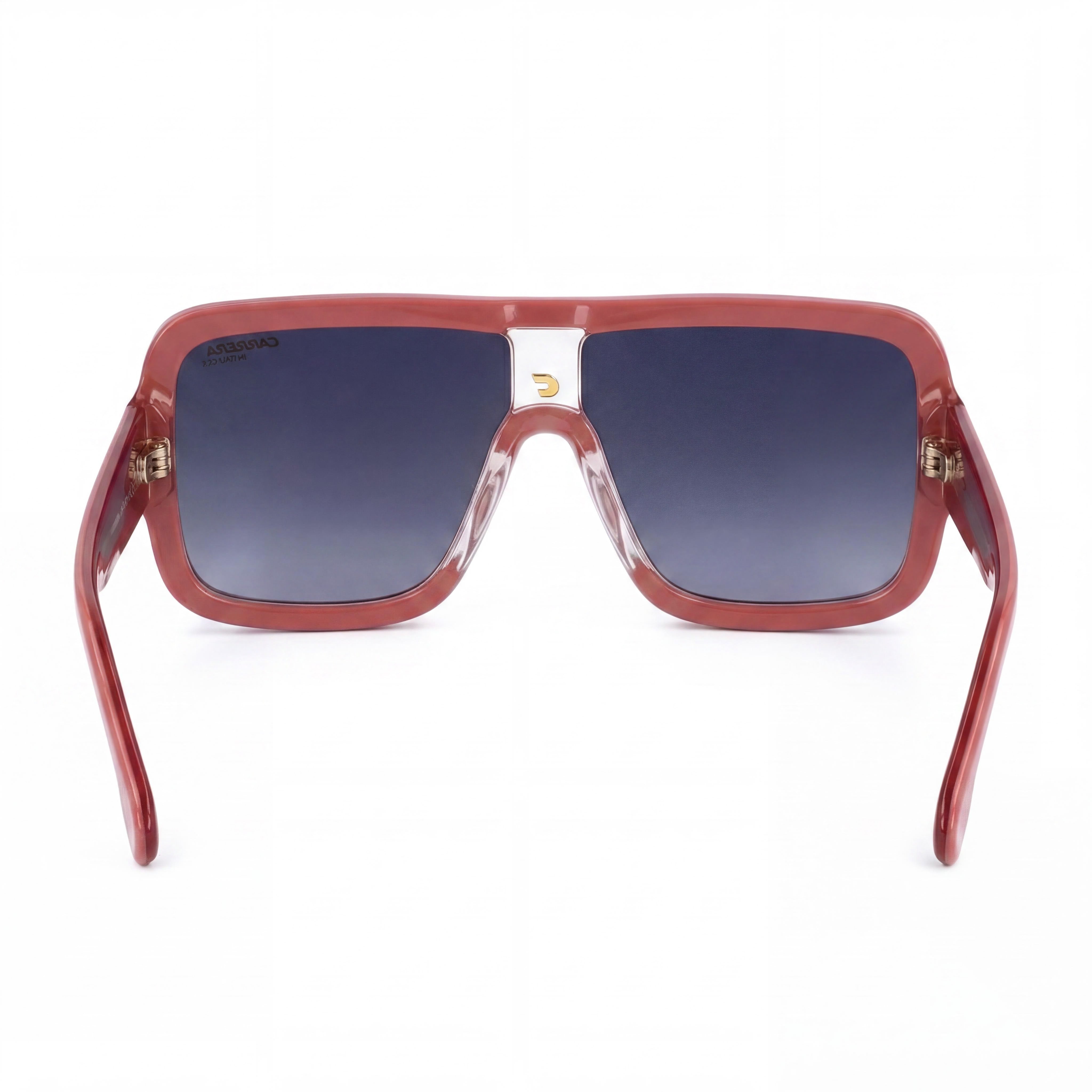 Gafas de sol Carrera Flaglab 14 para hombre, acetato, rosa, beige, gris oscuro, sombreado, policarbonato, no polarizadas, protección UV, 62 mm, Photo 4