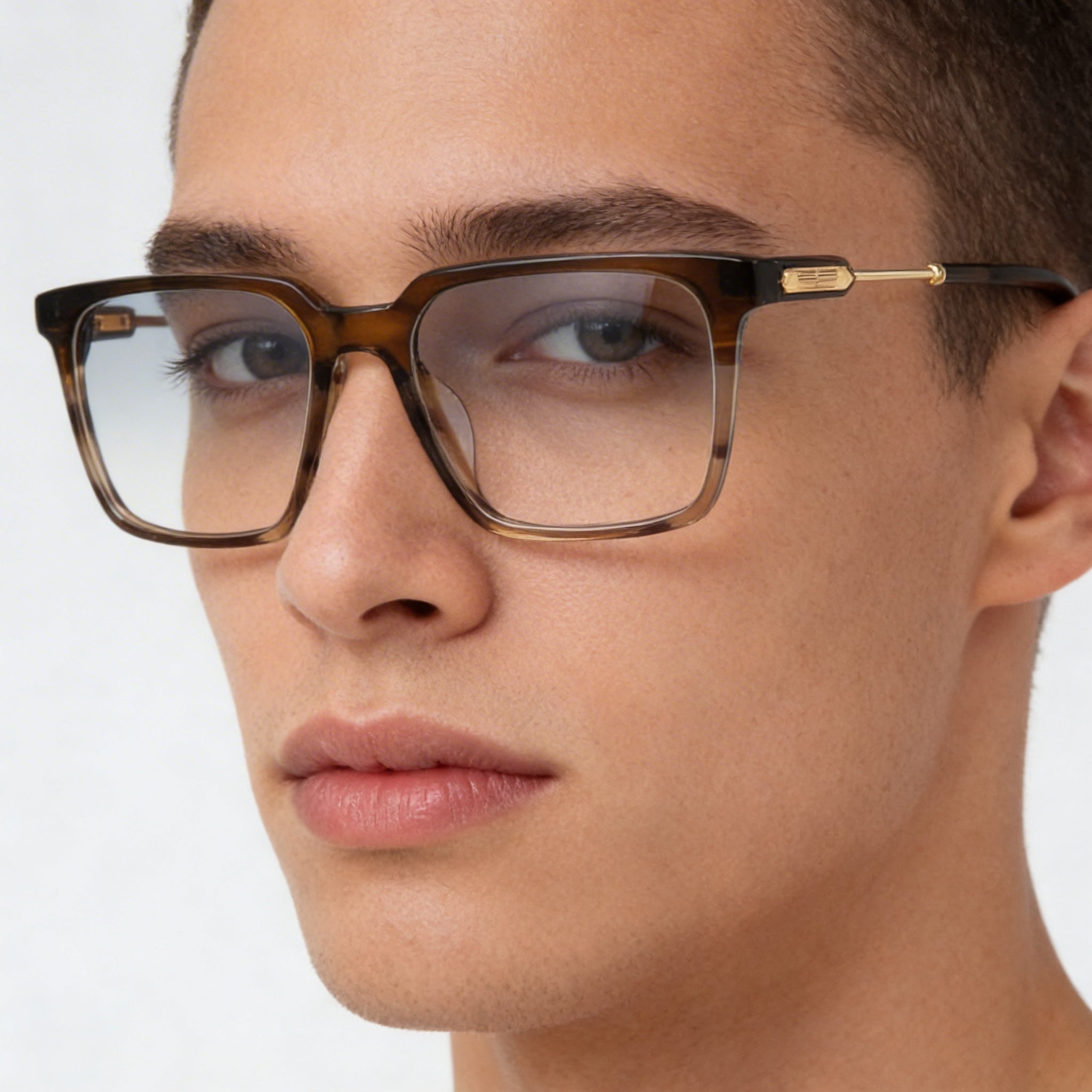 Police VPLN28 Casual Multicoloured Unisex Eyeglasses 53 with Clear Demo Plastic Lenses - Prescription Ready Optical Frames, Photo 4