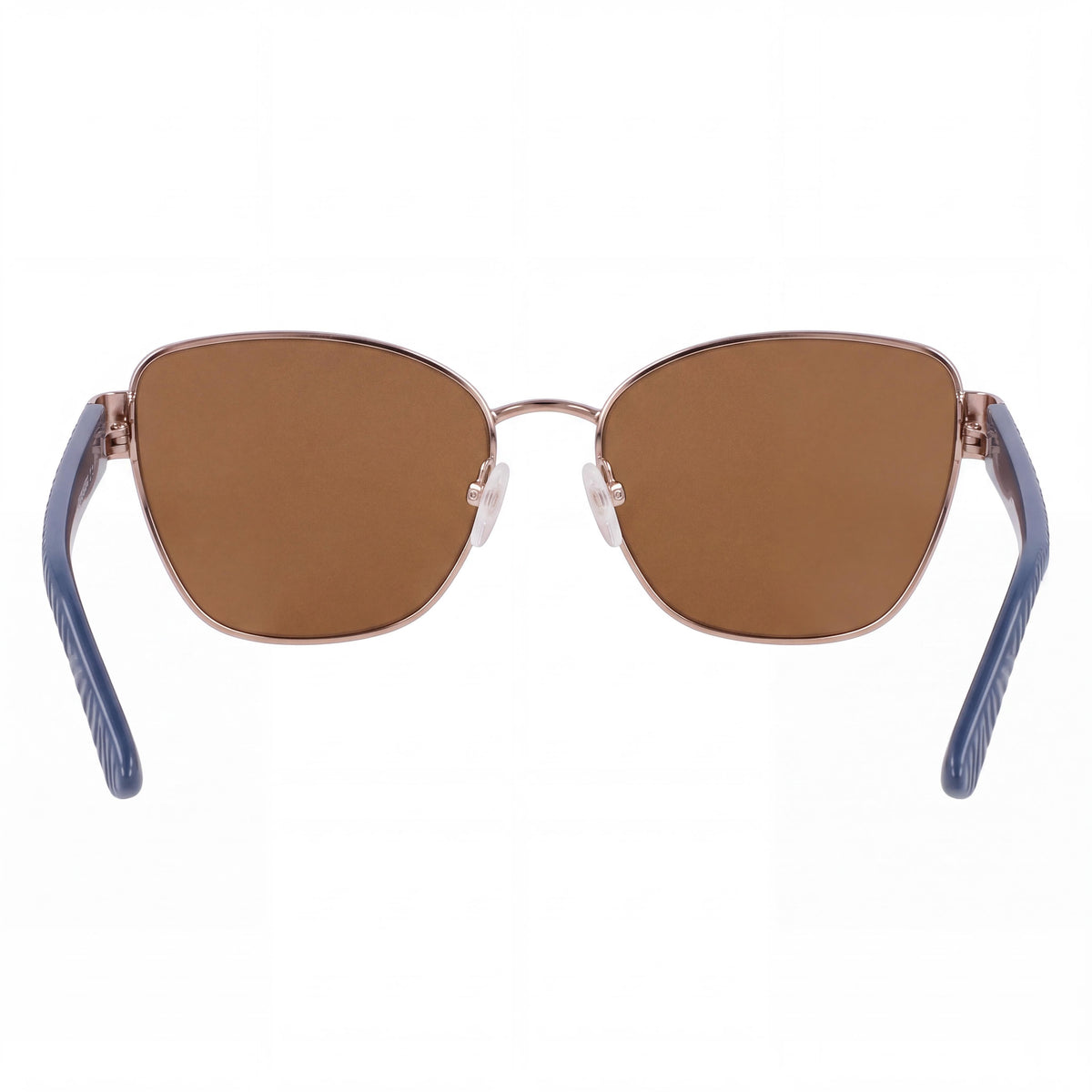 Anne Klein Modern Women's Rose Gold Acetate Frame Polarized Multicolor Polycarbonate Lens 58mm Lens Width Eyewear, Photo 4
