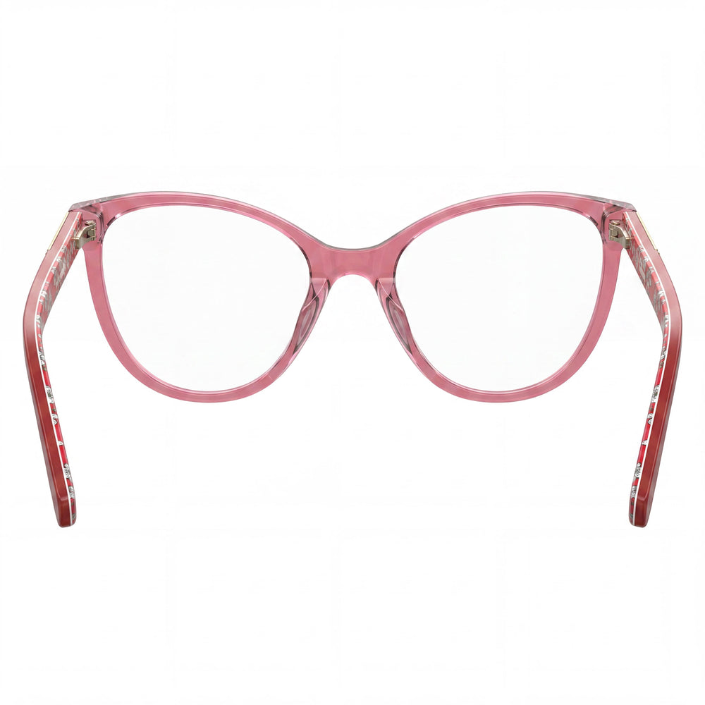 Gafas de sol Love Moschino Modern Cateye para mujer, montura de plástico multicolor, lentes de policarbonato rojo, 53-20-140 mm