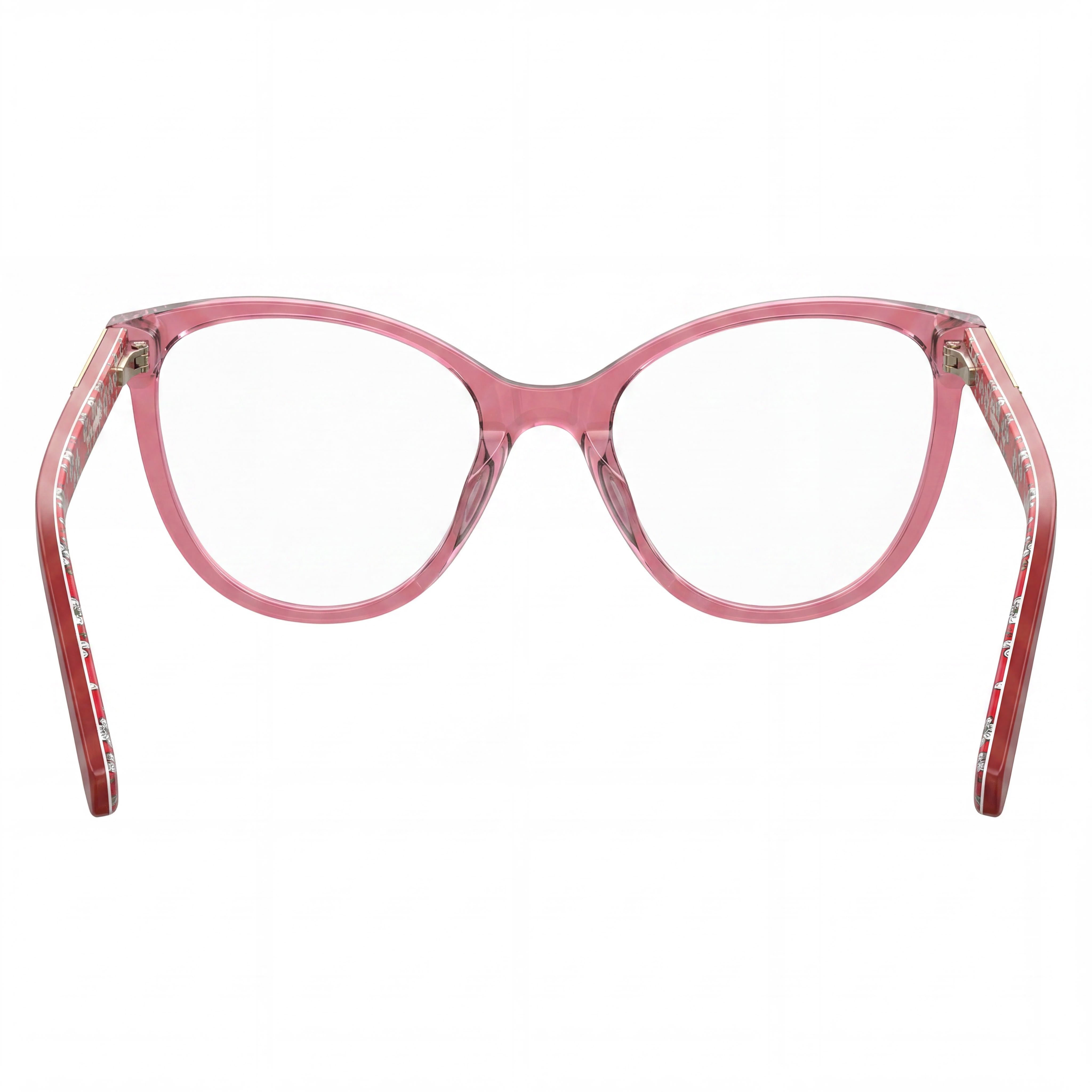 Gafas de sol Love Moschino Modern Cateye para mujer, montura de plástico multicolor, lentes de policarbonato rojo, 53-20-140 mm, Photo 3