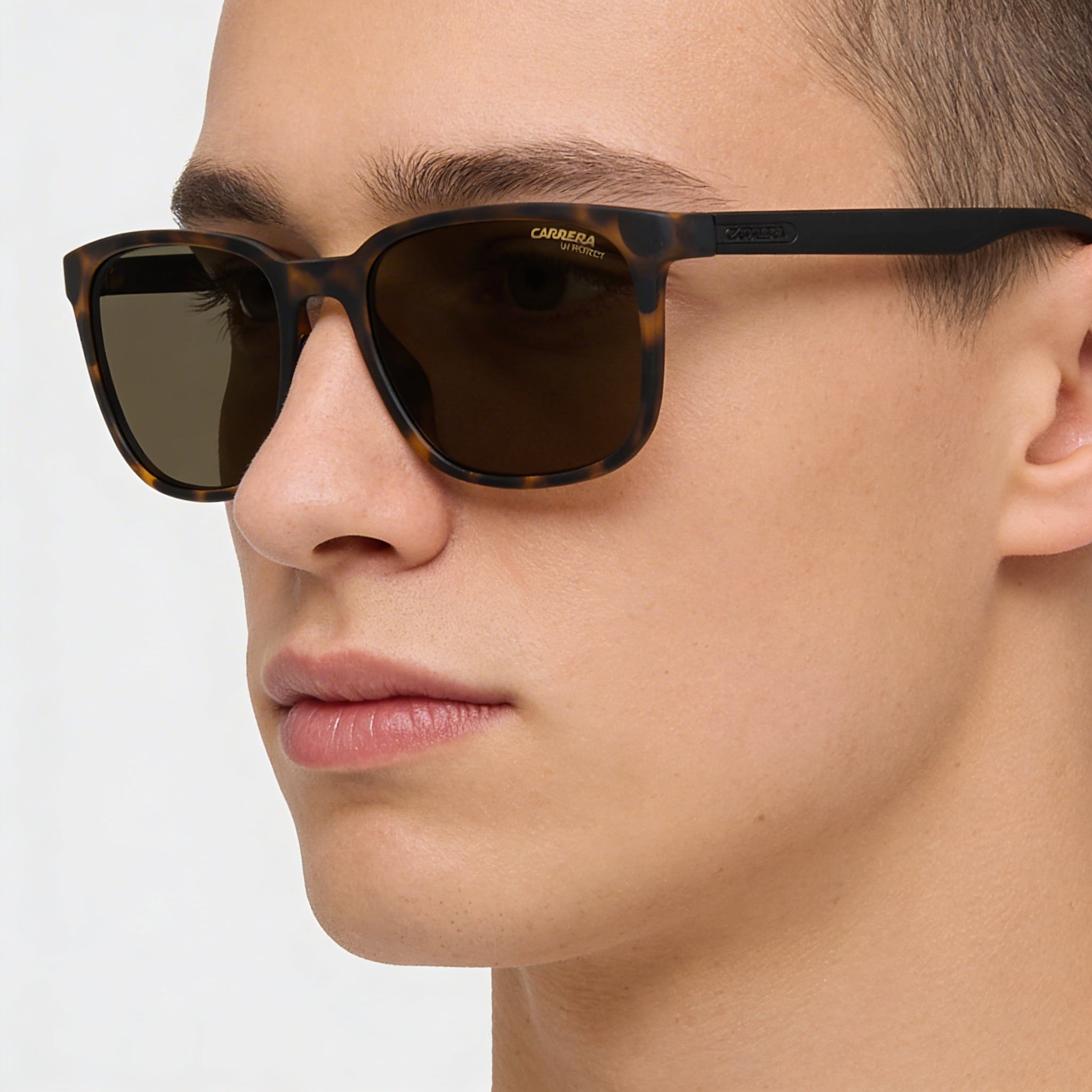 Carrera 8046/S Unisex Matte Havana Polyamide Injection Grilamid UV Protection Sunglasses 54mm, Photo 5
