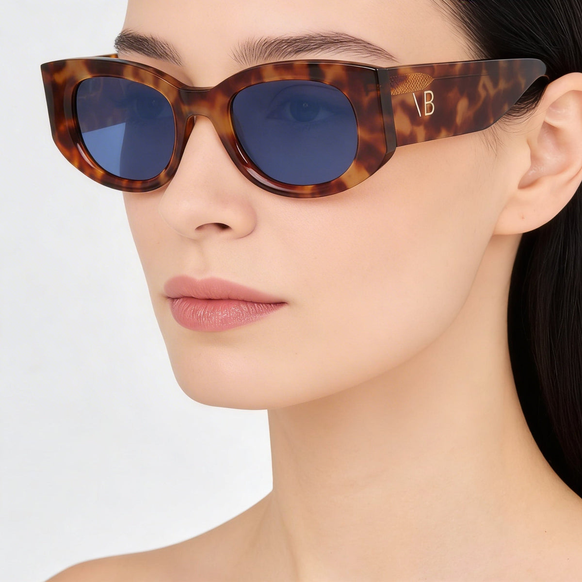 Gafas de sol Victoria Beckham VB654S Havana Rubia para mujer, 50 mm, Photo 5