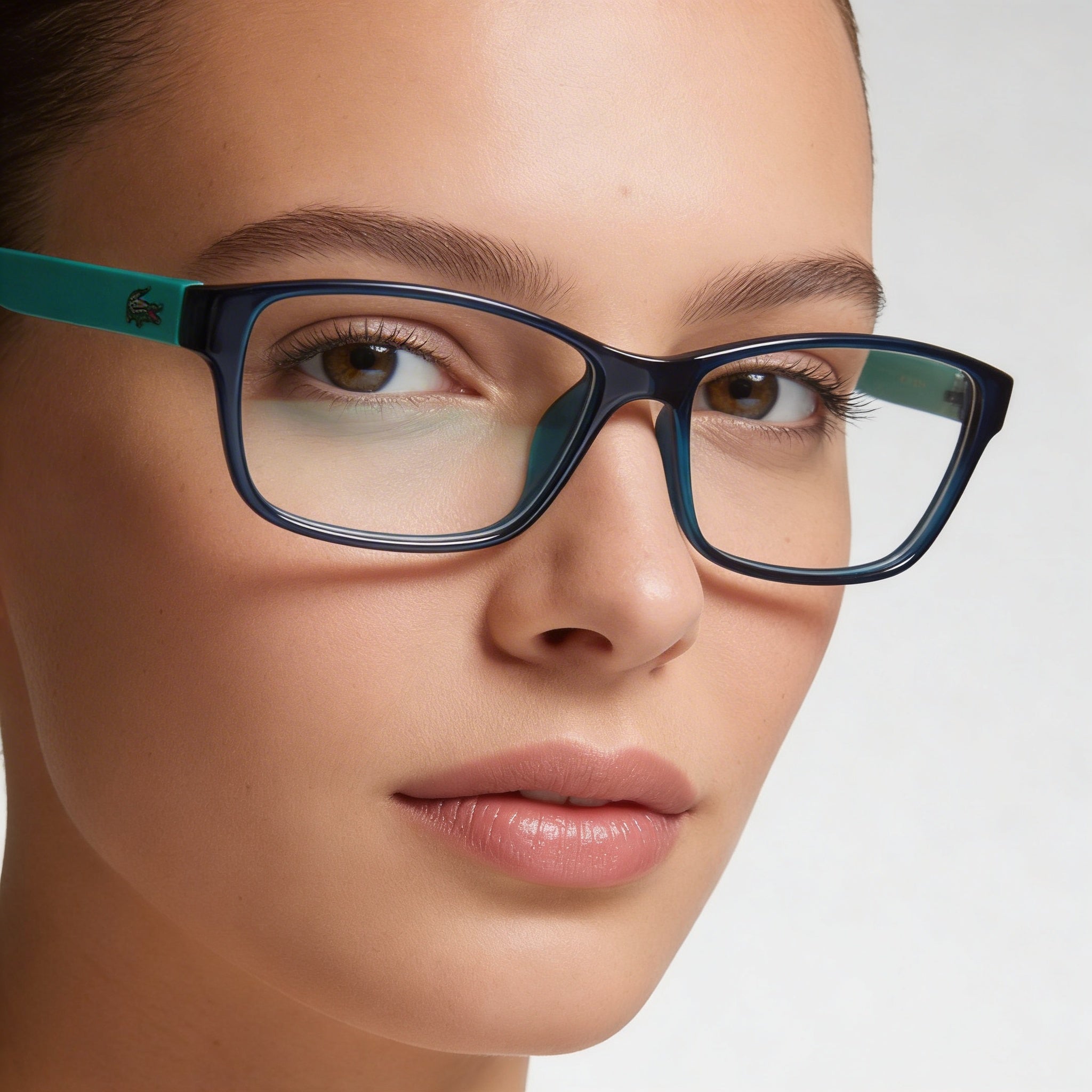 Montura de gafas graduadas Lacoste L3803b para mujer, color negro, con lentes transparentes de demostración, talla 51-14-135, Photo 5