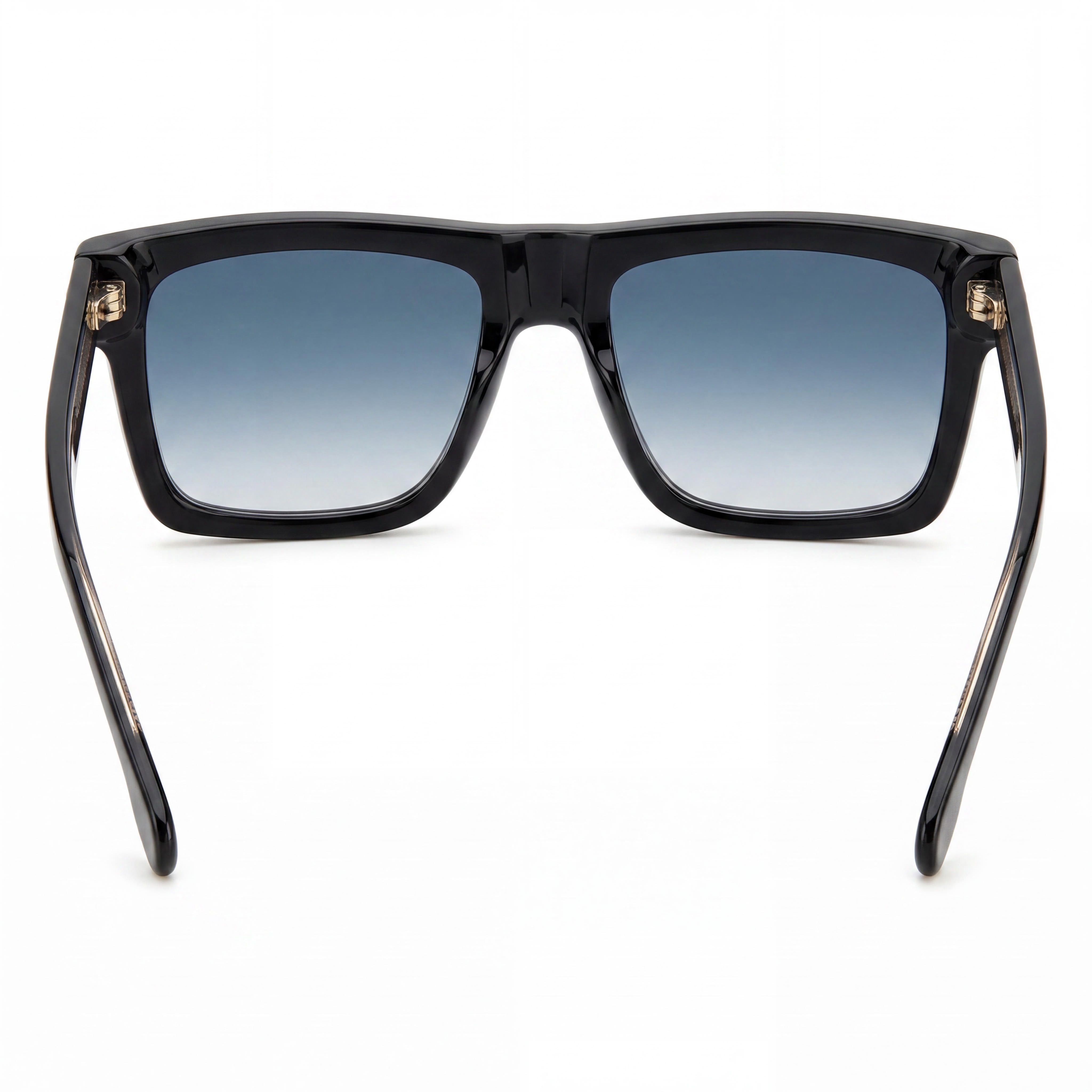 Gafas de sol Carrera 305/S Unisex de acetato negro a rayas, lente azul degradado sin polarizar de 54 mm, Photo 4
