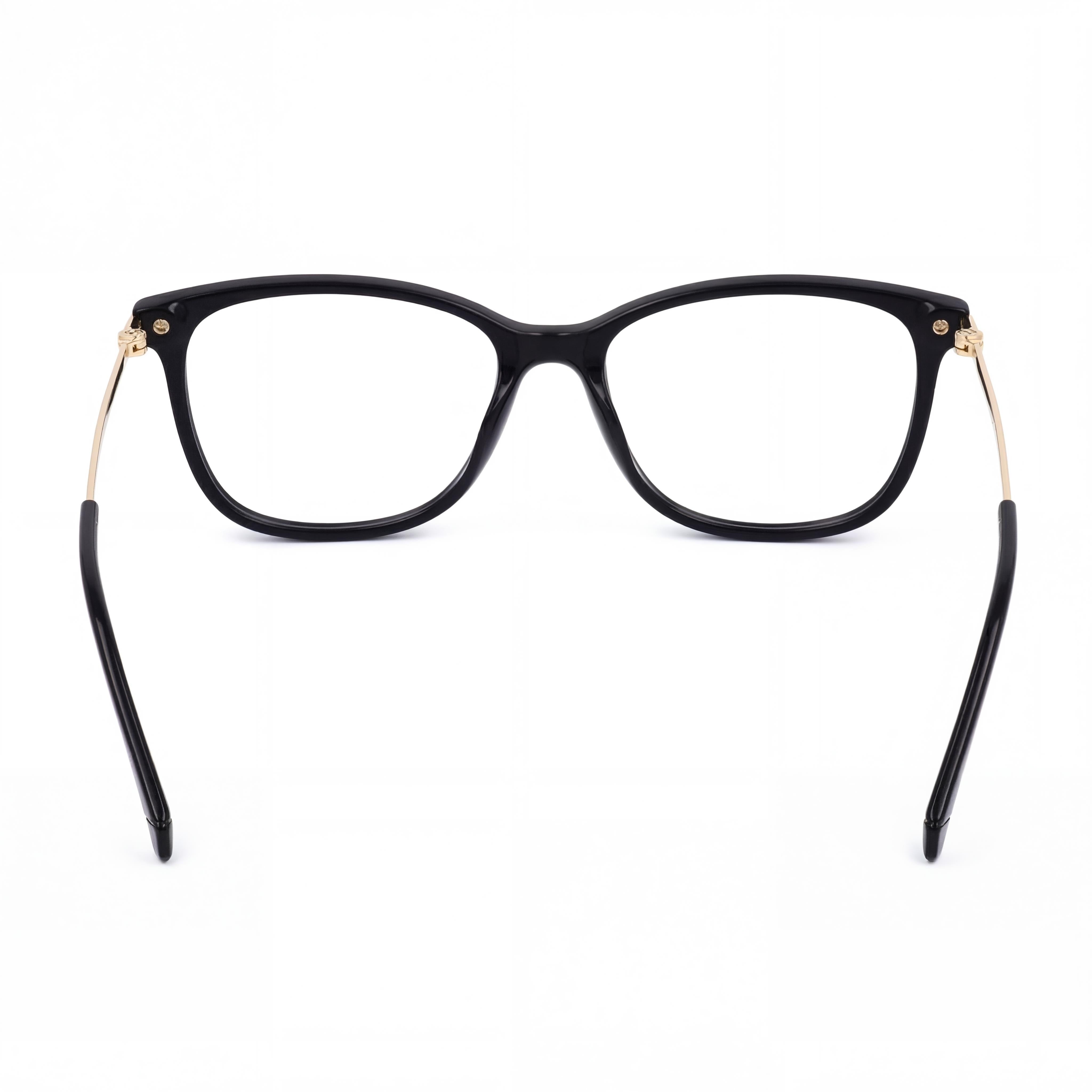 Gafas de sol Polaroid PLD D416 para mujer con montura inyectada de poliamida negra y lentes negras, talla 54, Photo 4