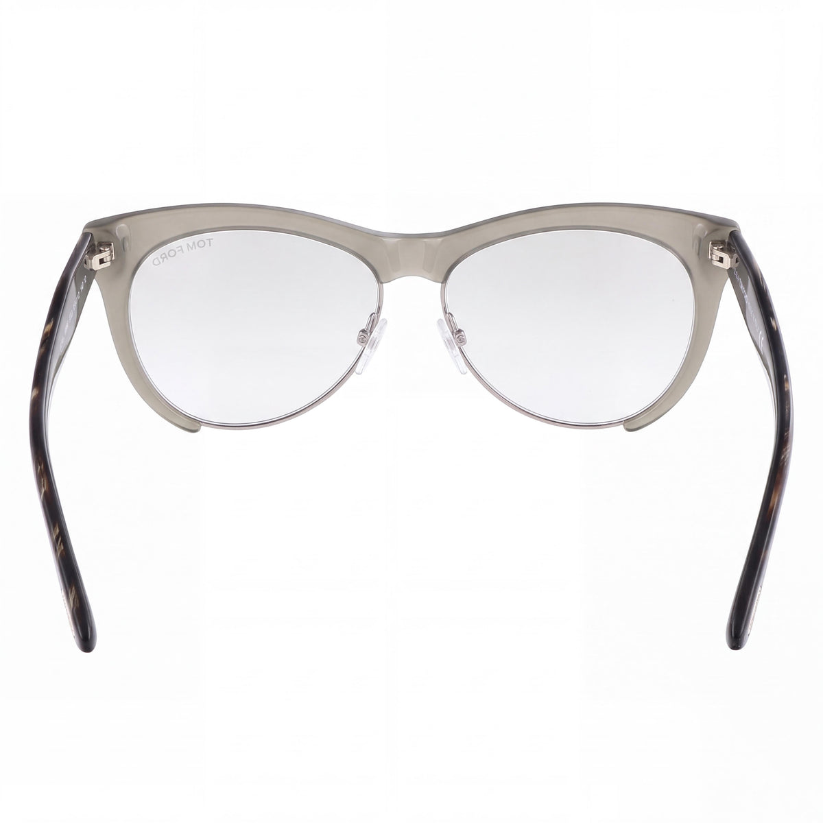 Gafas de sol unisex Tom Ford FT0365/S 38G LEONA de acetato gris, lentes de cristal, protección UV 59 mm, Photo 2