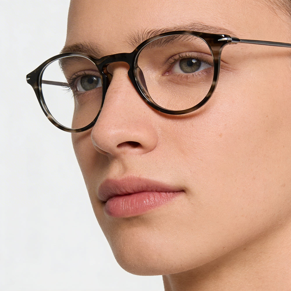 David Beckham Db 1049 Unisex Grey Horn Plastic Frame Polycarbonate Non- Eyewear 48mm Lens