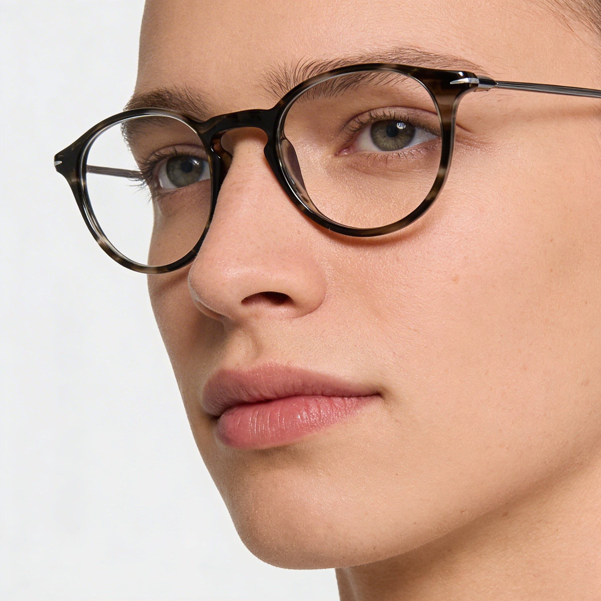 David Beckham Db 1049 Unisex Grey Horn Plastic Frame Polycarbonate Non- Eyewear 48mm Lens, Photo 3