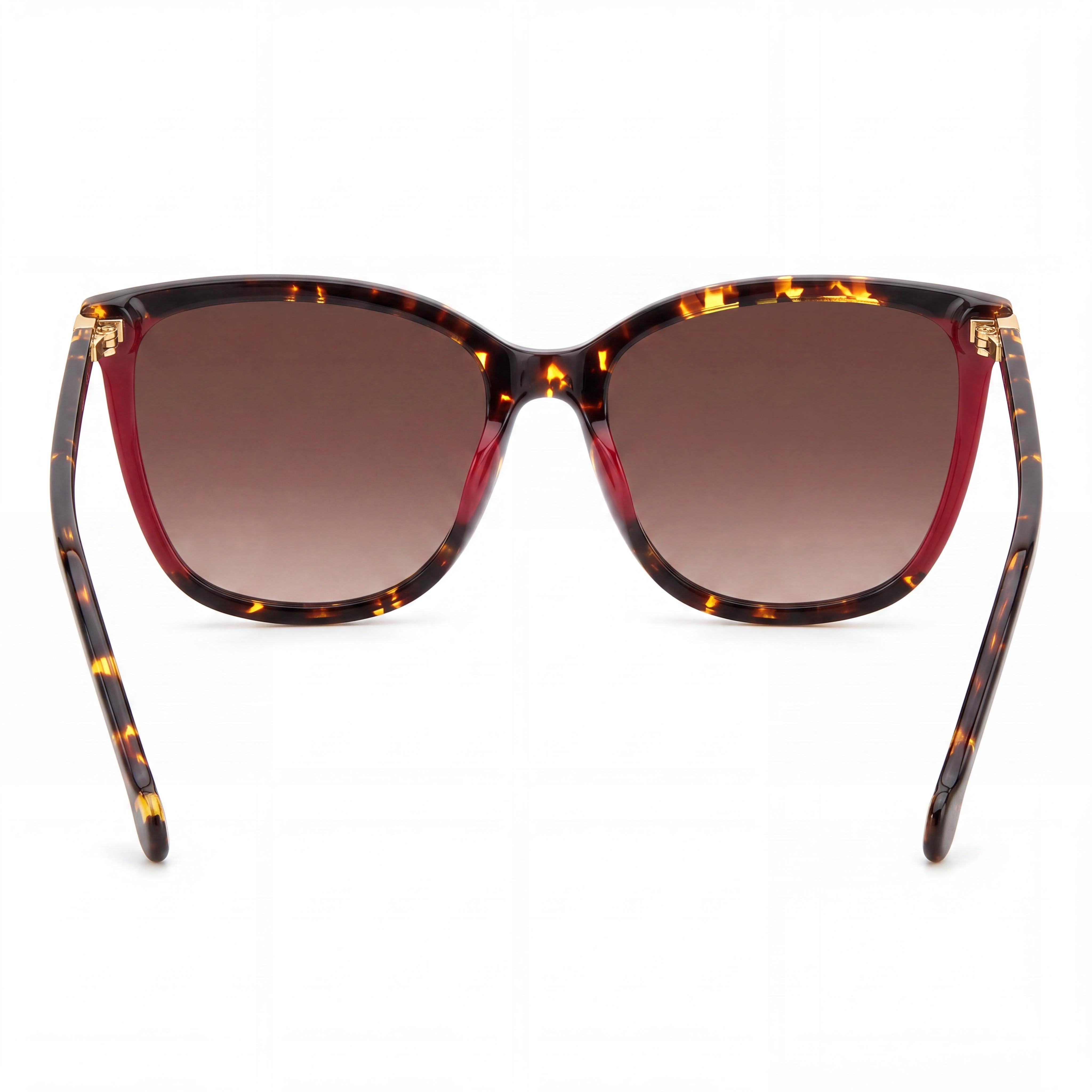 Carolina Herrera HER 0245/S Casual Women's Havana Red Light Acetate Frame Sunglasses with Brown Shaded Lenses 55mm, Photo 3