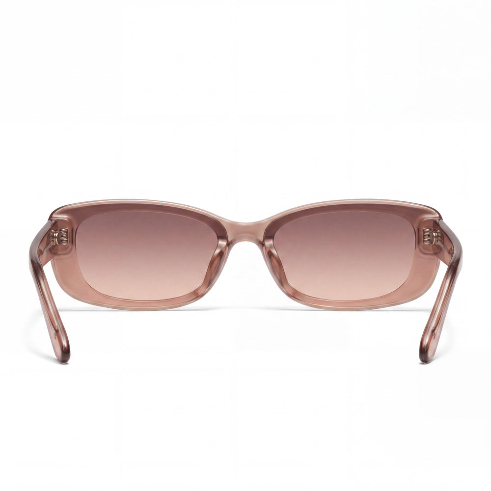 QUAY AUSTRALIA Vibe Check Women's Doe Brown Fawn Frame Brown Fawn Lens INJECTION UV Protected 55mm Sunglasses