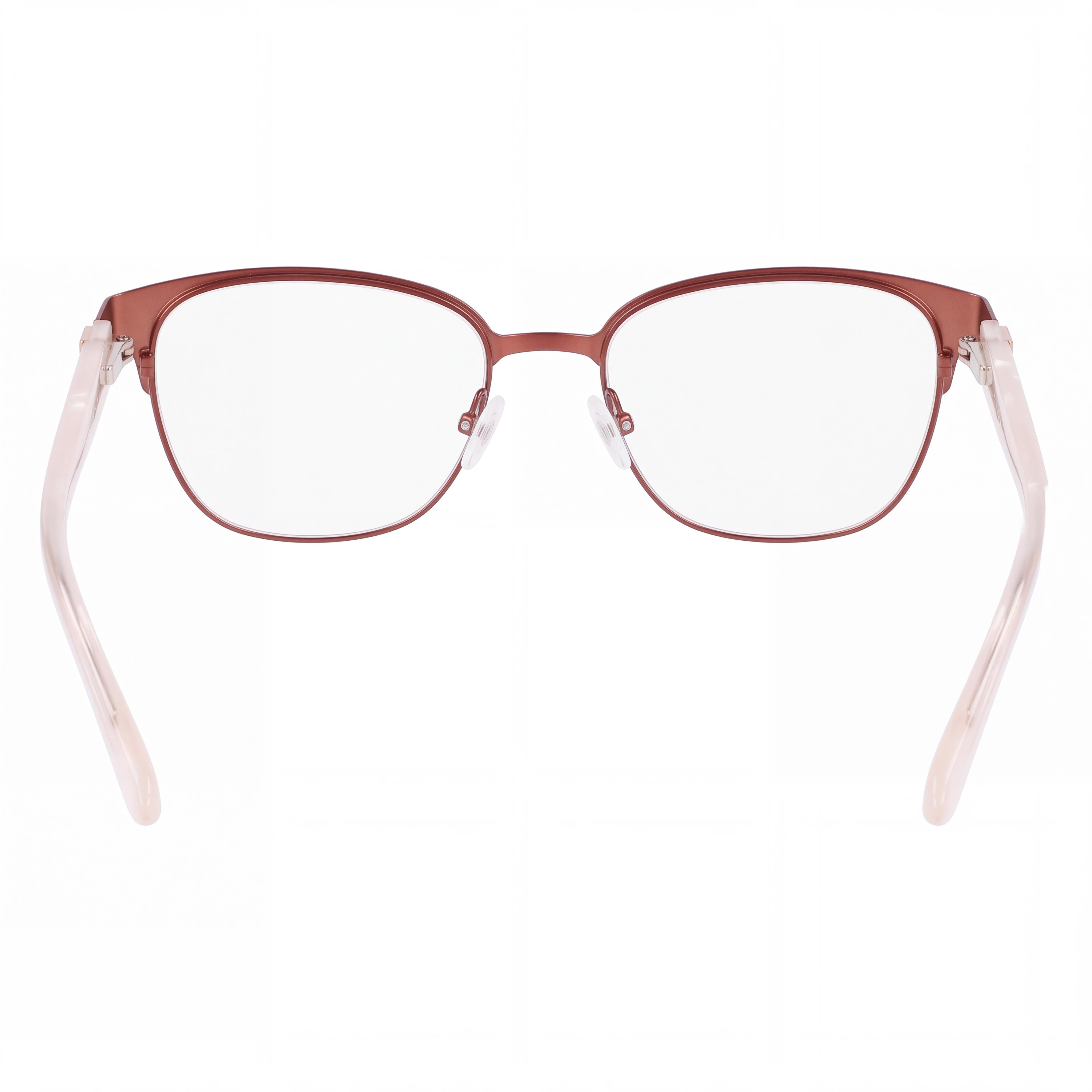 Anne Klein Ak5122 Unisex Acetate Mocha Eyeglasses with Polycarbonate Lenses 52-17-135, Photo 3