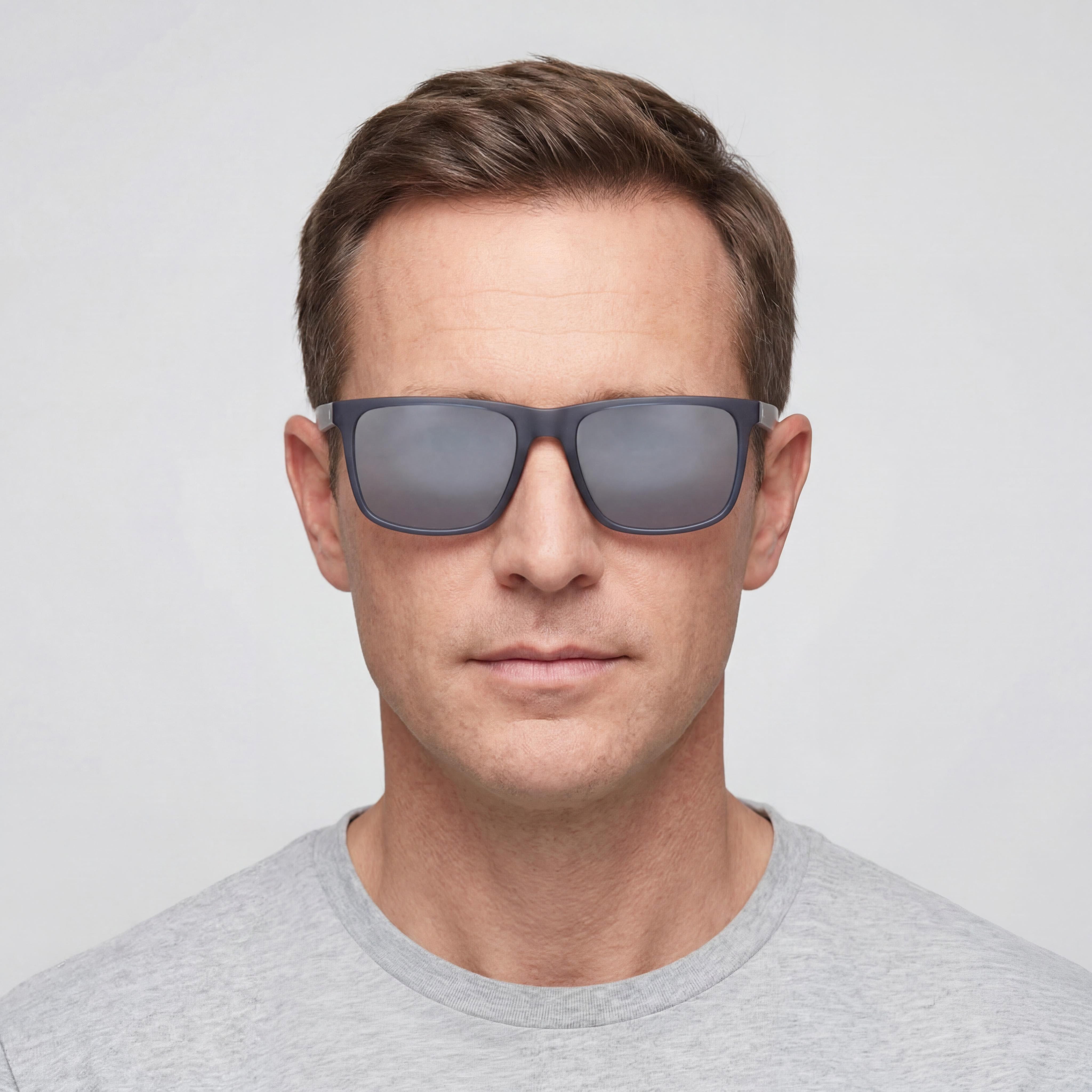 Harley-Davidson Men's Classic Acetate Matte Light Blue Blue Mirror Non-Polarized 100% UV Protection Sunglasses 58mm, Photo 5