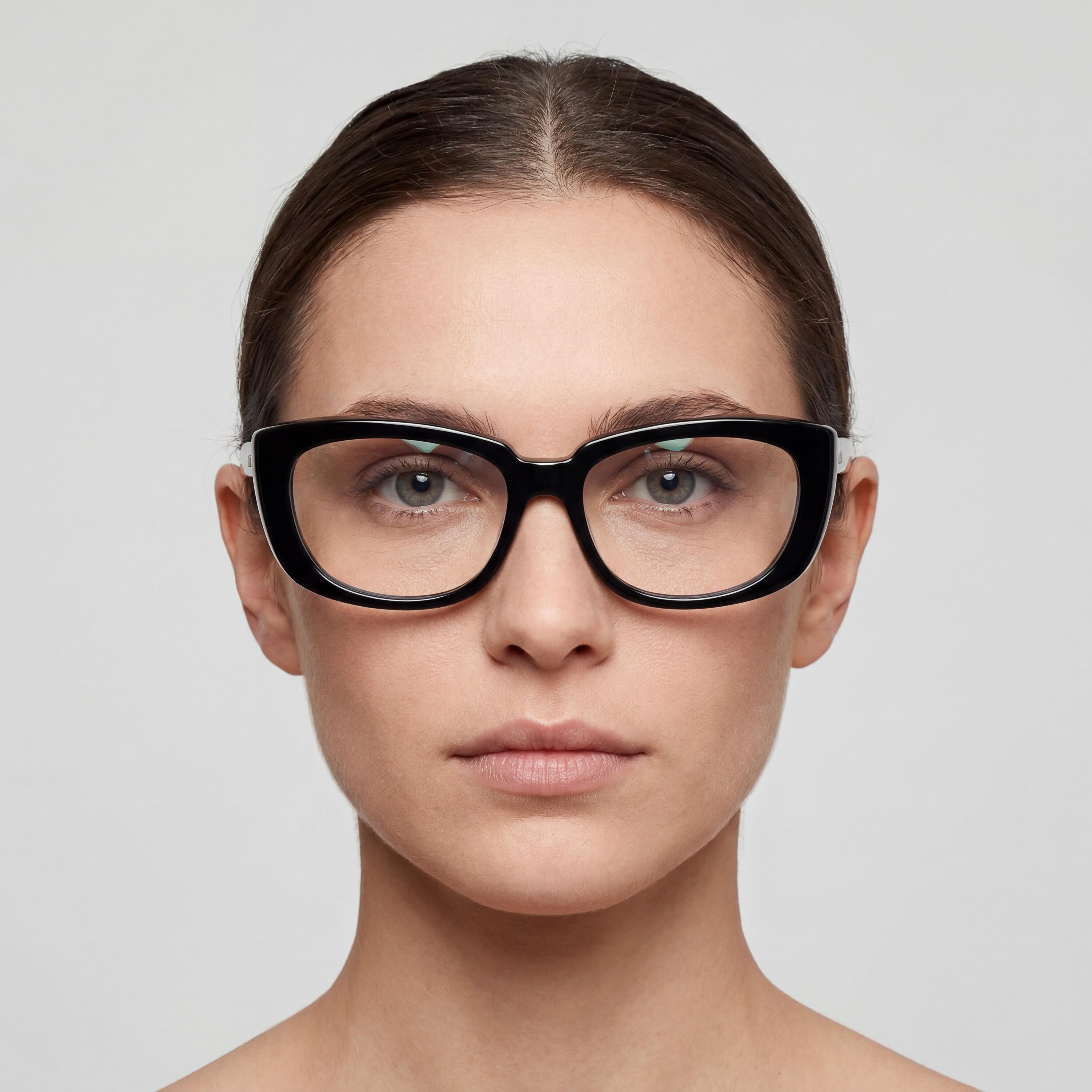 MaxMara Mm5114 Women's Eyeglasses, Shiny Black Frame Color, Lens Width 54mm, Bridge Width 16mm, Temple Length 140mm, Photo 5