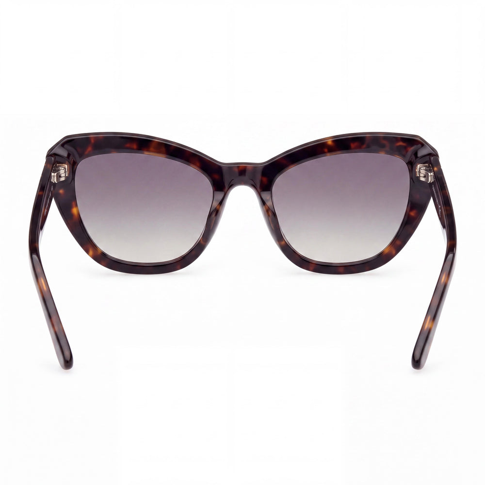 GUESS by Marciano Gm00016 Gafas de mujer con montura de plástico habana oscuro, lentes de policarbonato no polarizadas 53-22-140