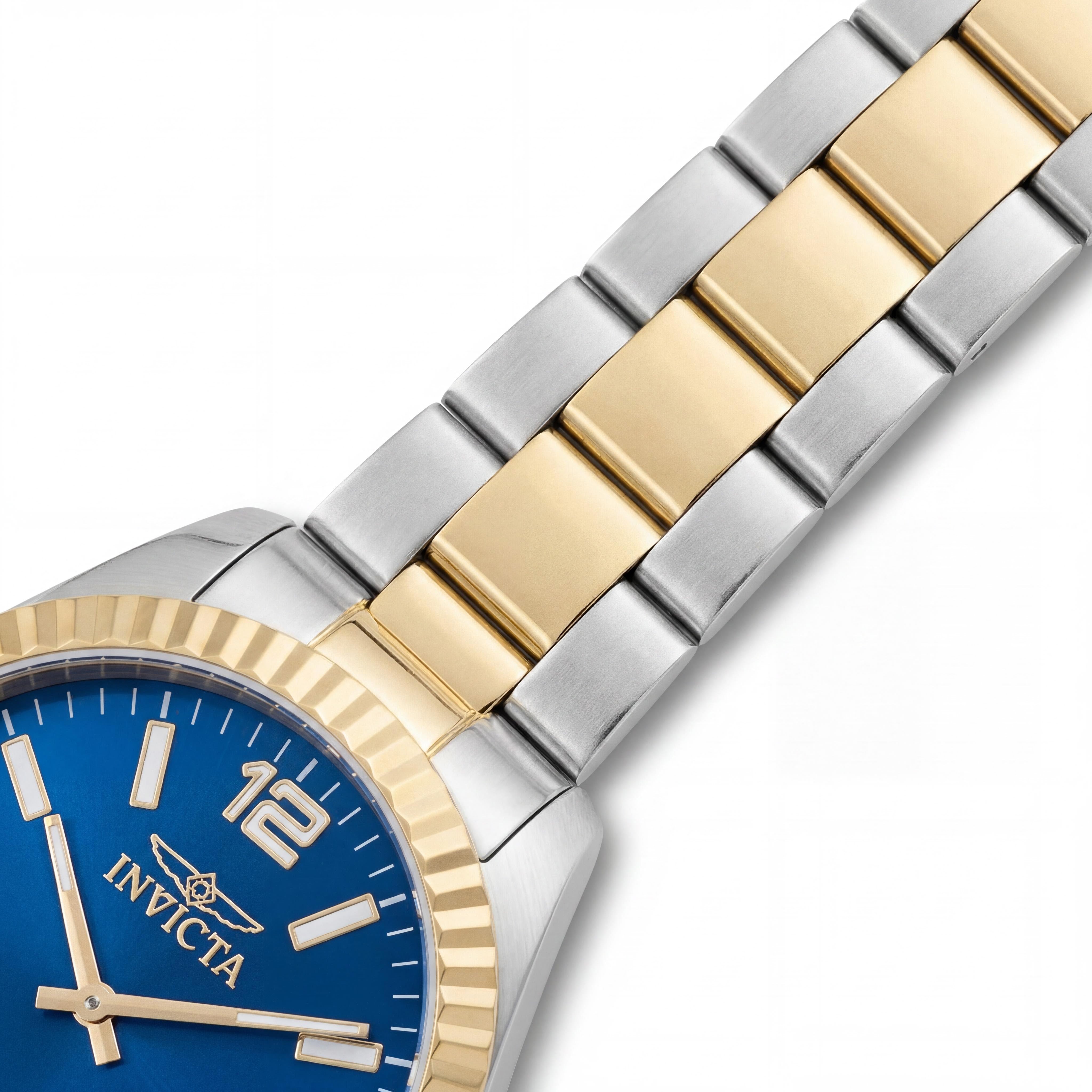 Invicta Specialty 49678 Men's Quartz Watch with Blue Dial, Stainless Steel Case and Bracelet, 43mm, Photo 3