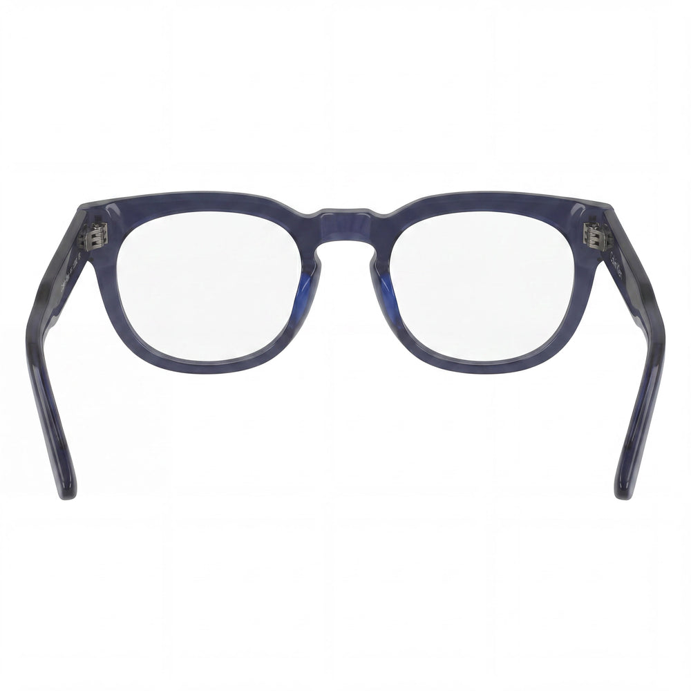 Calvin Klein Ck23542 Unisex Acetate Frame Sunglasses with Blue Lenses and Blue Frame Color, 49mm Lens Width