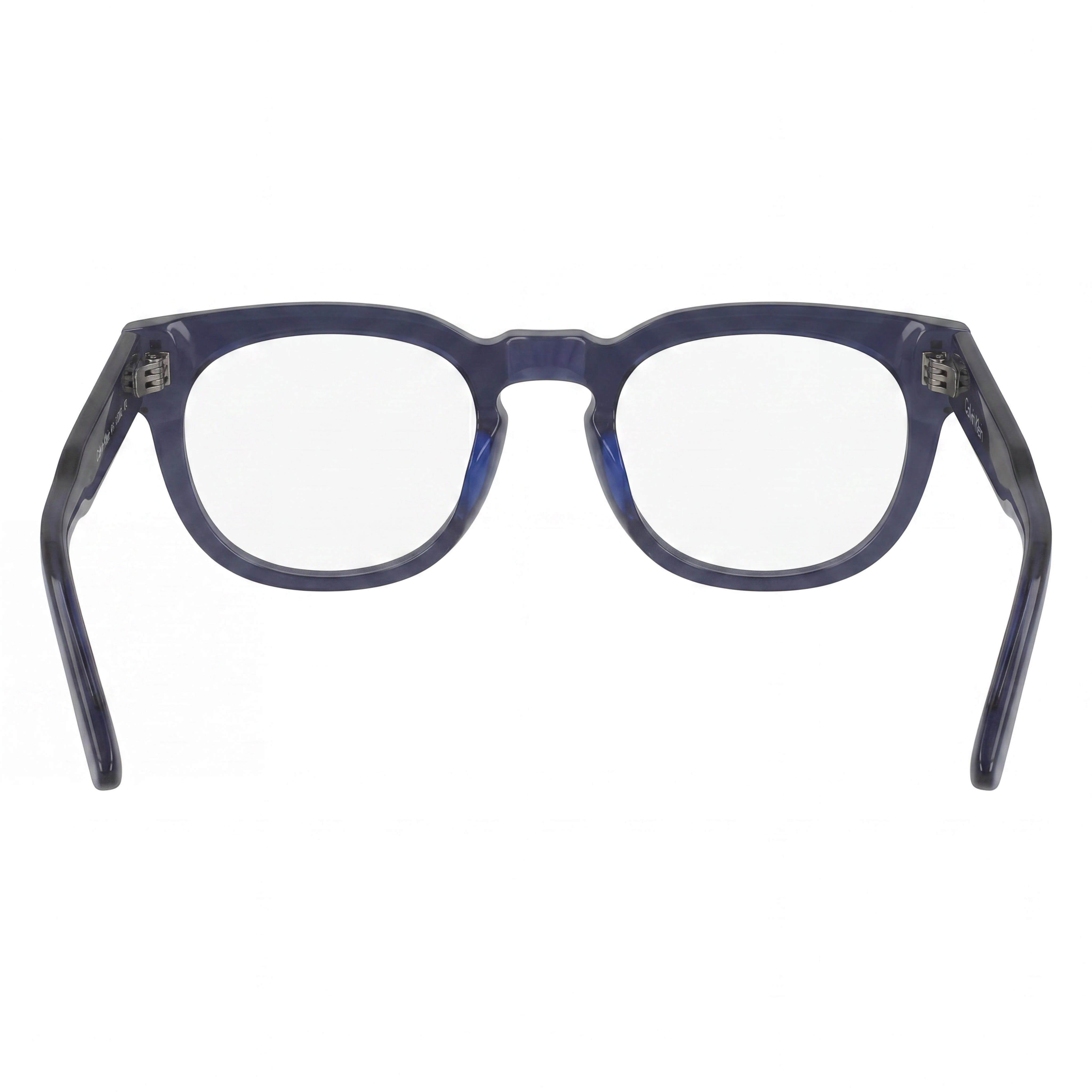 Gafas de sol unisex Calvin Klein Ck23542 con montura de acetato, lentes azules y montura azul, ancho de lente de 49 mm, Photo 3