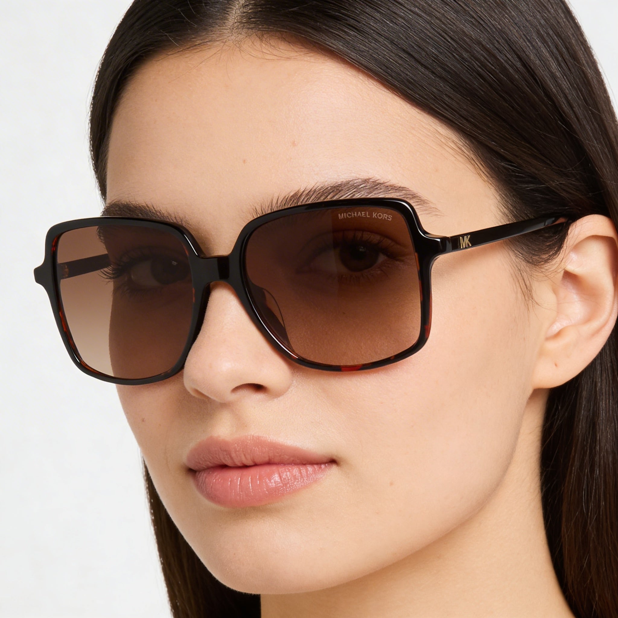Michael Kors Mk2098u Isle of Palms Universal Fit Women's Dark Tortoise Smoke Gradient 100% UV Non-Polarized 56mm Sunglasses, Photo 4